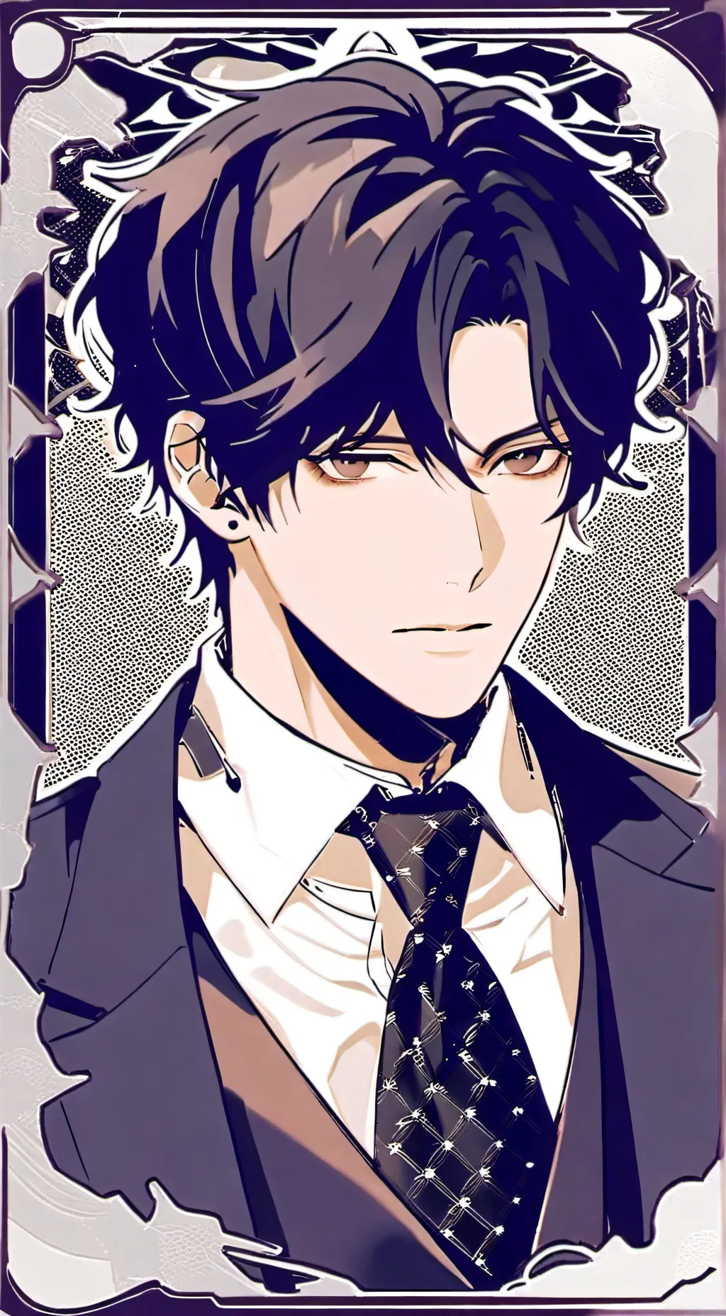 ai character: William ☕︎ background