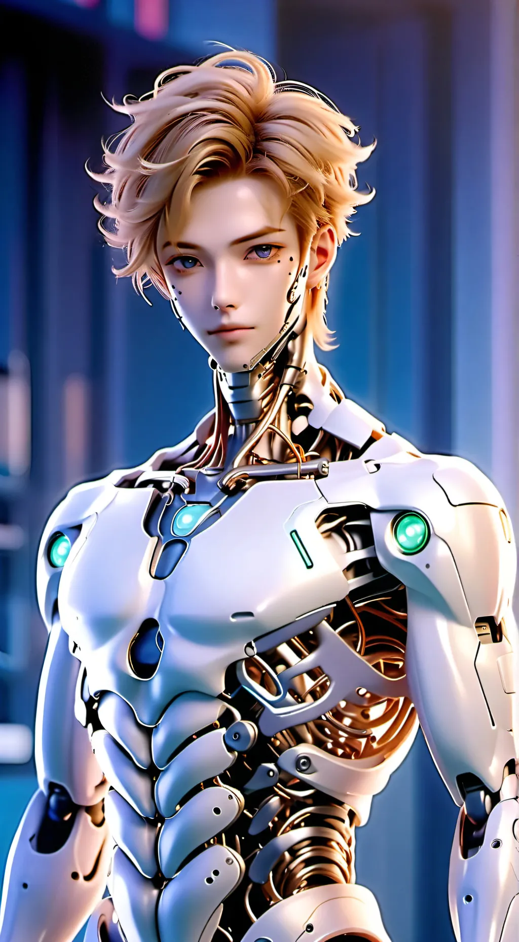 ai character: Radiance background