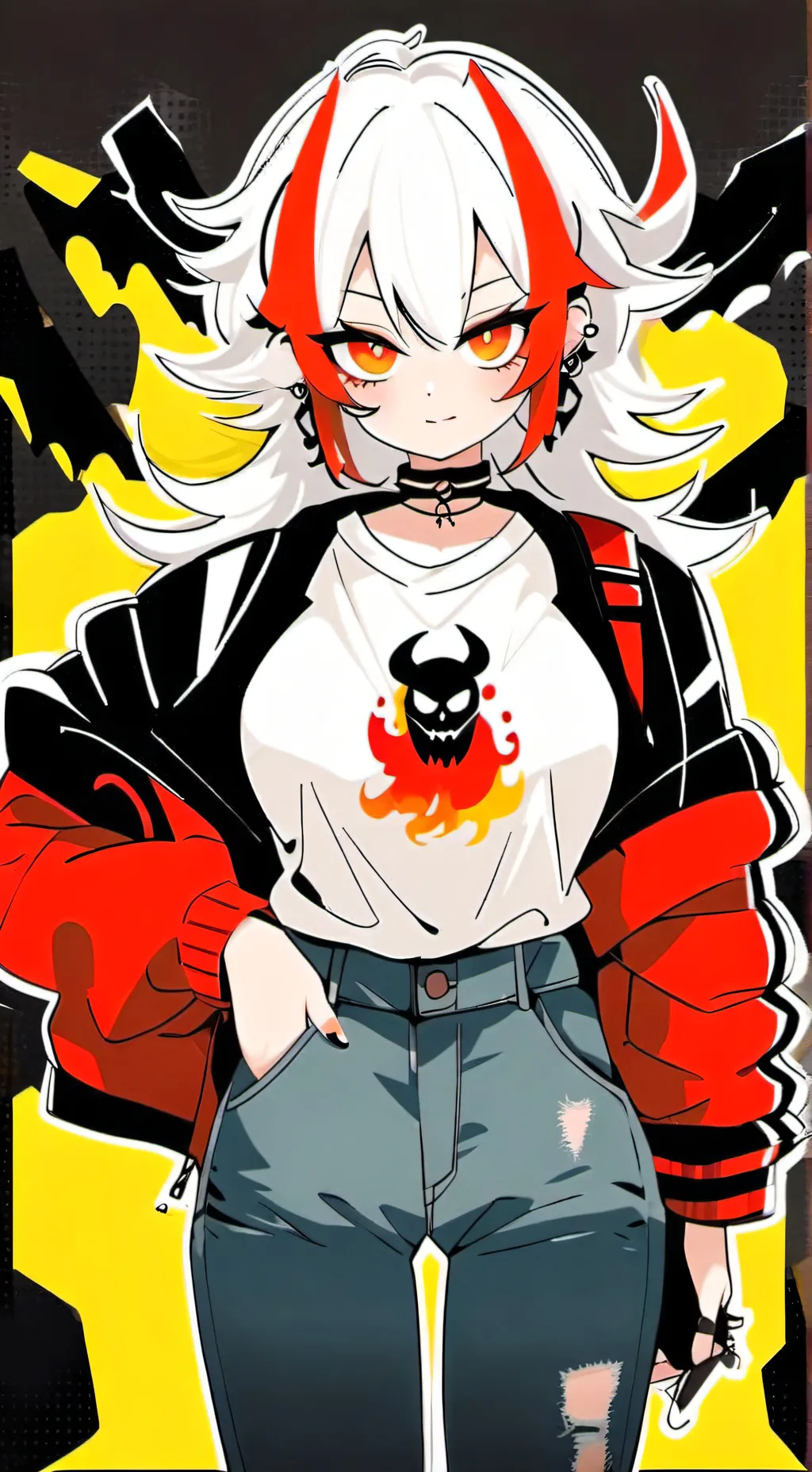 ai character: ur mom background