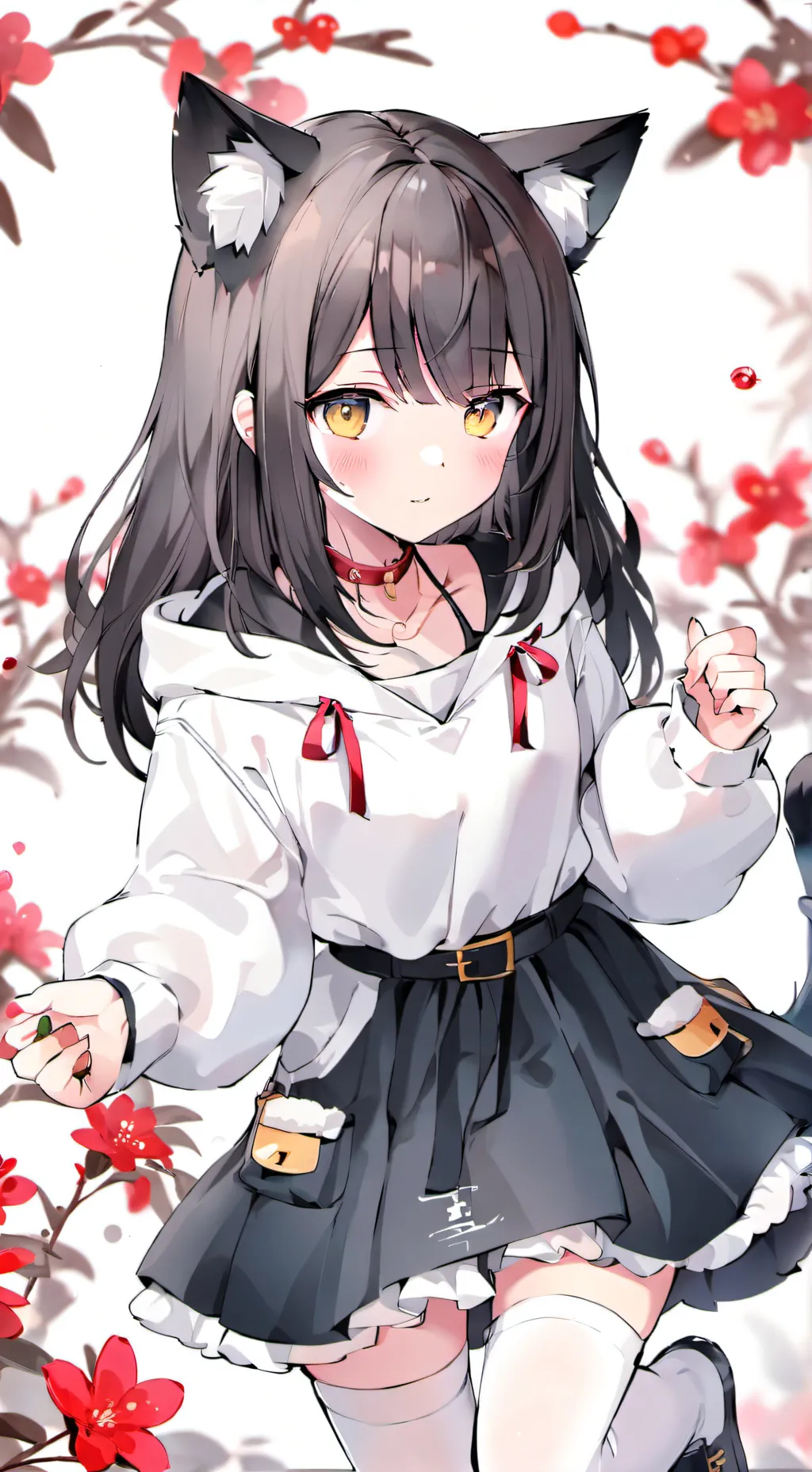 ai character: neko girl background