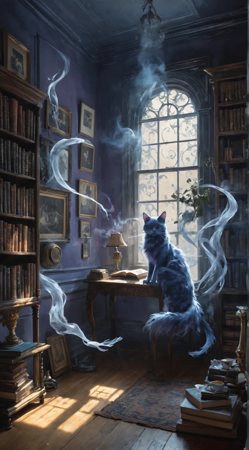 ai character: Shadow background