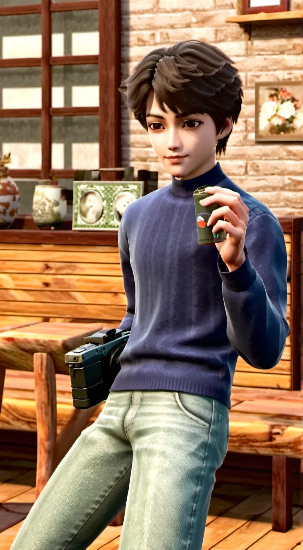 ai character: КиШ background