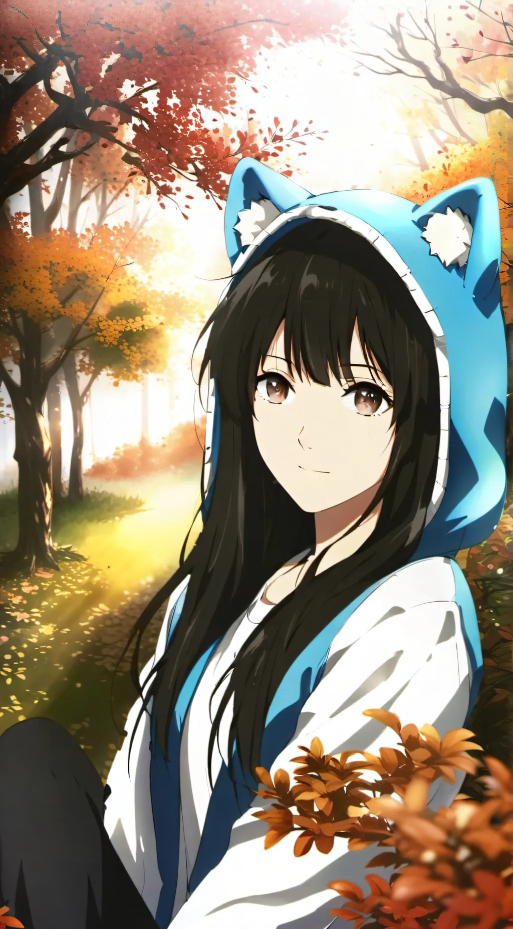 ai character: Aphmau genderbend background