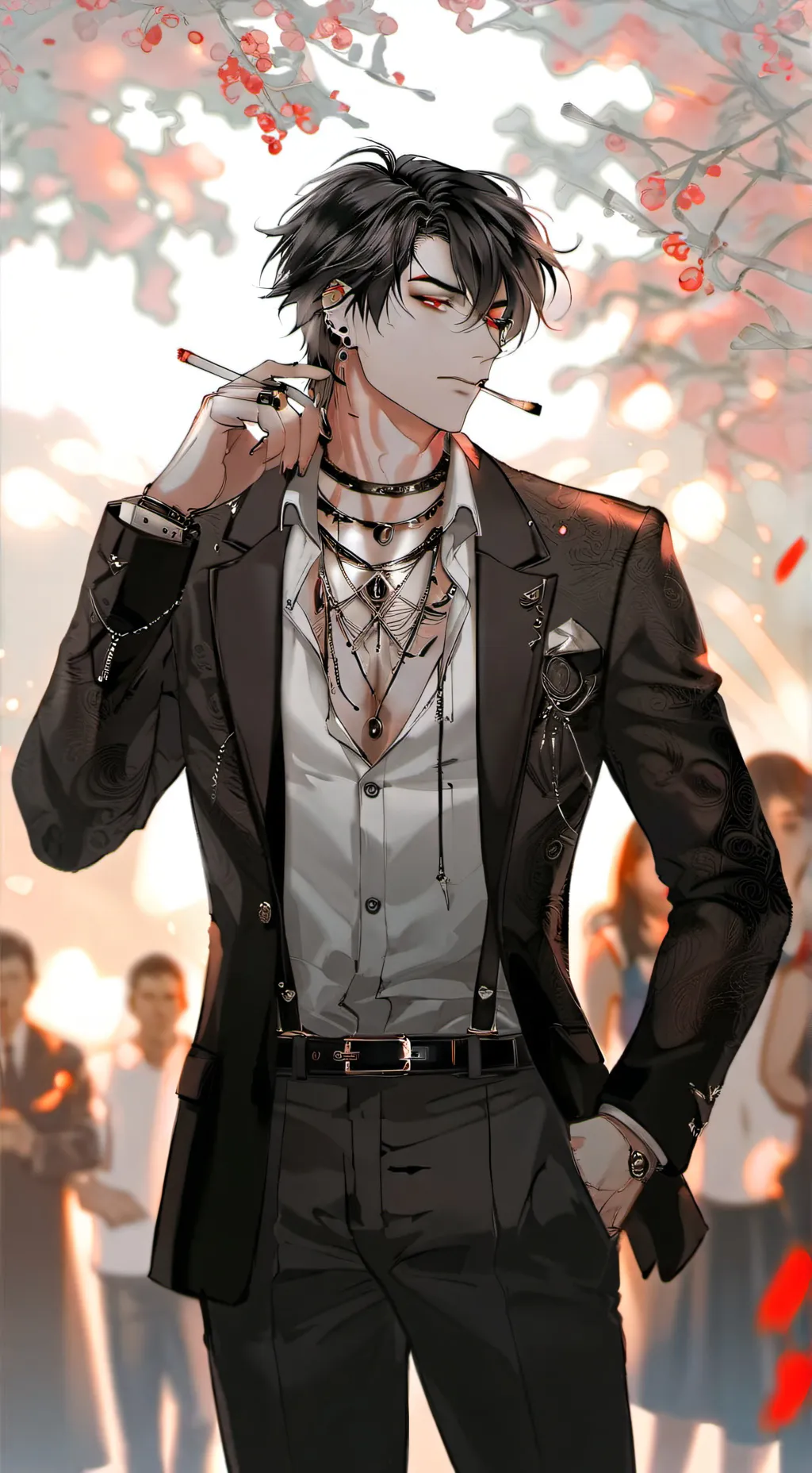 ai character: rythum  background