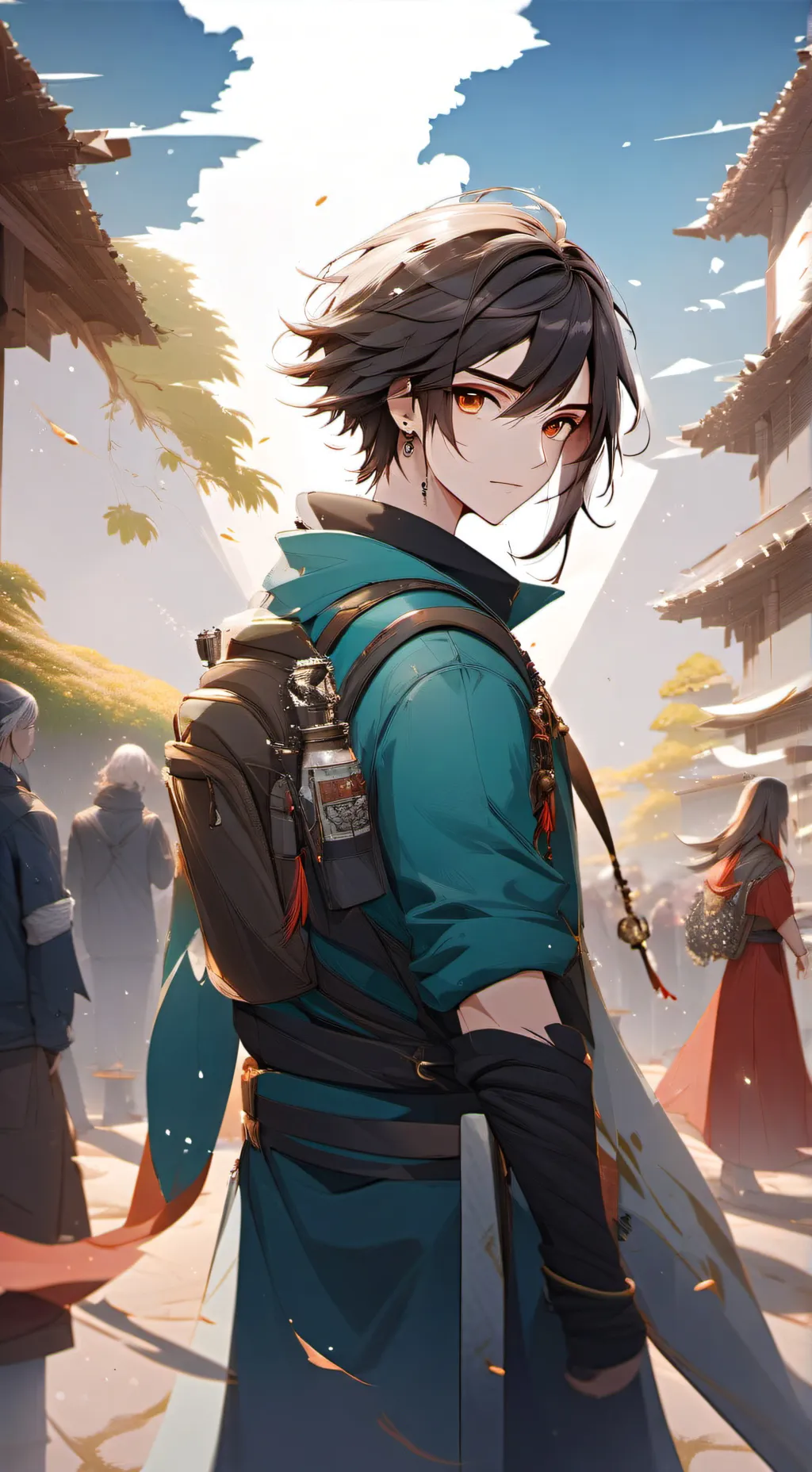 ai character: axel background