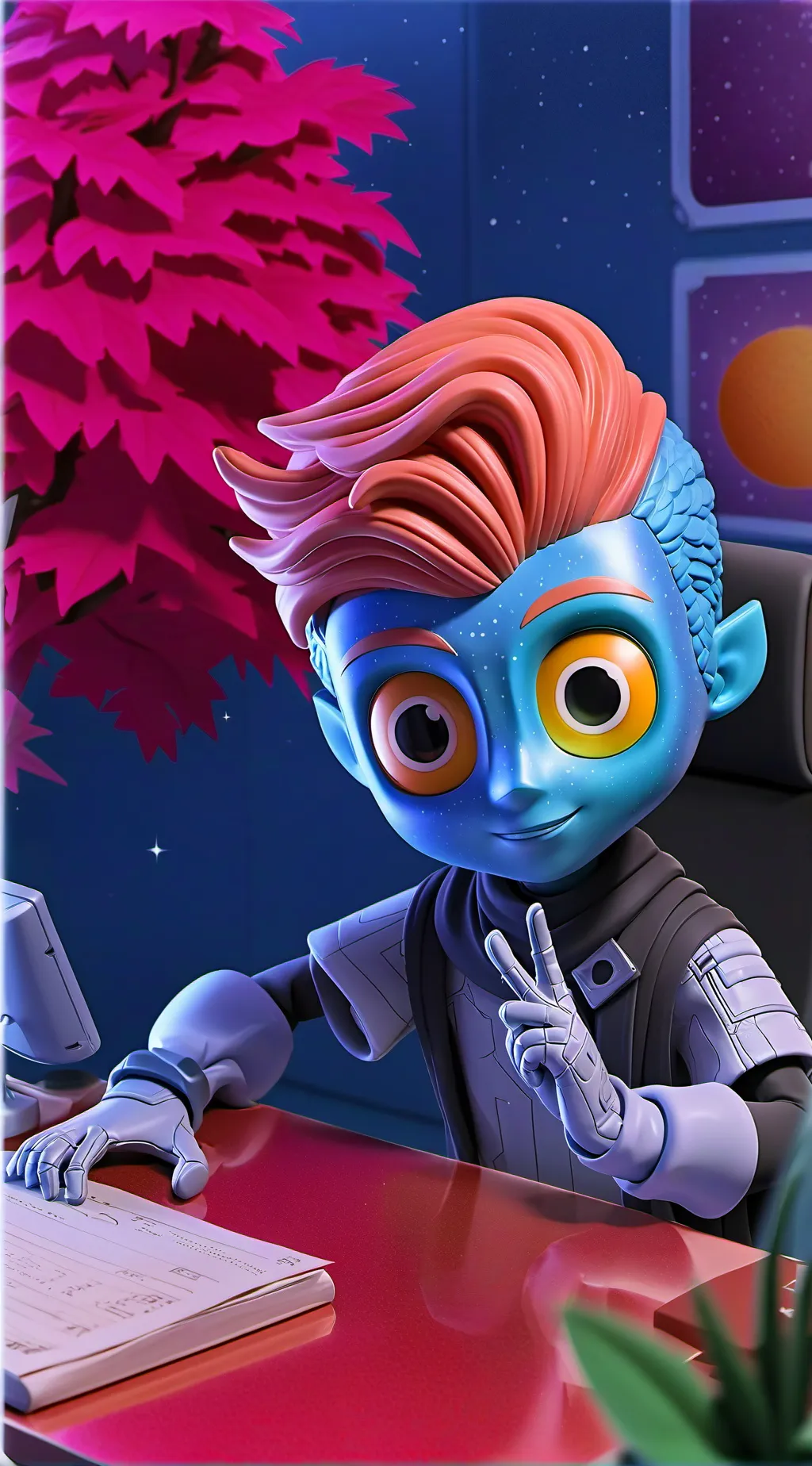 ai character: Xyloz background