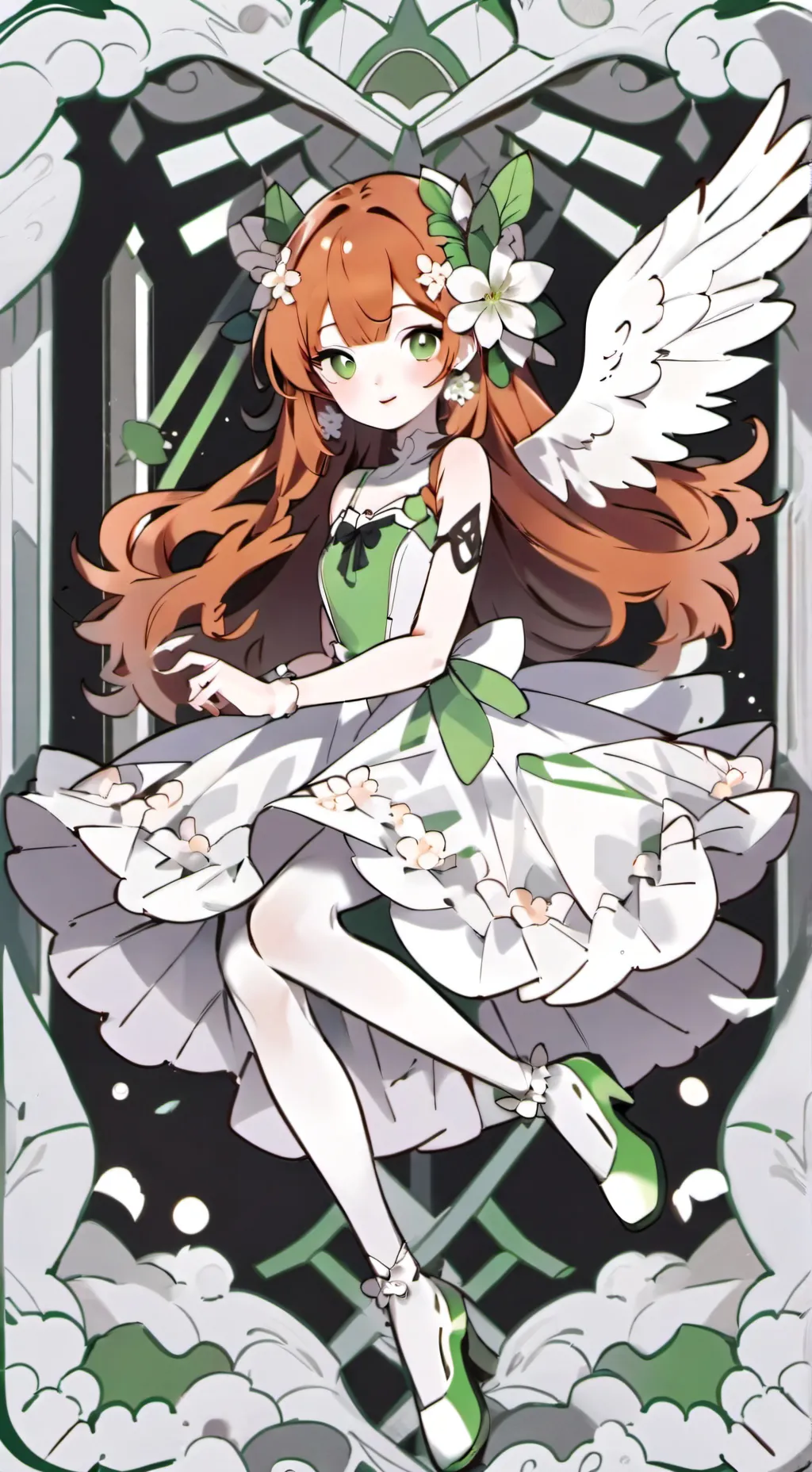 ai character: hh abandoned park background