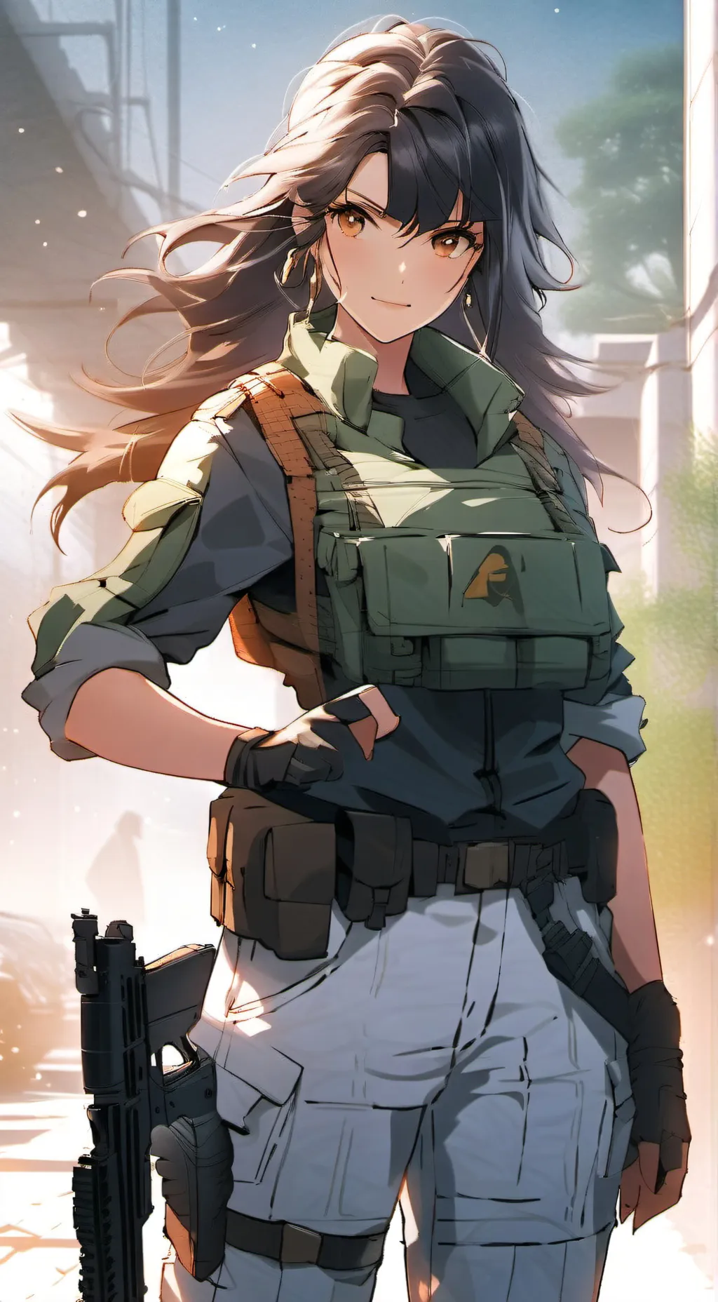 ai character: Evelyn Storm background