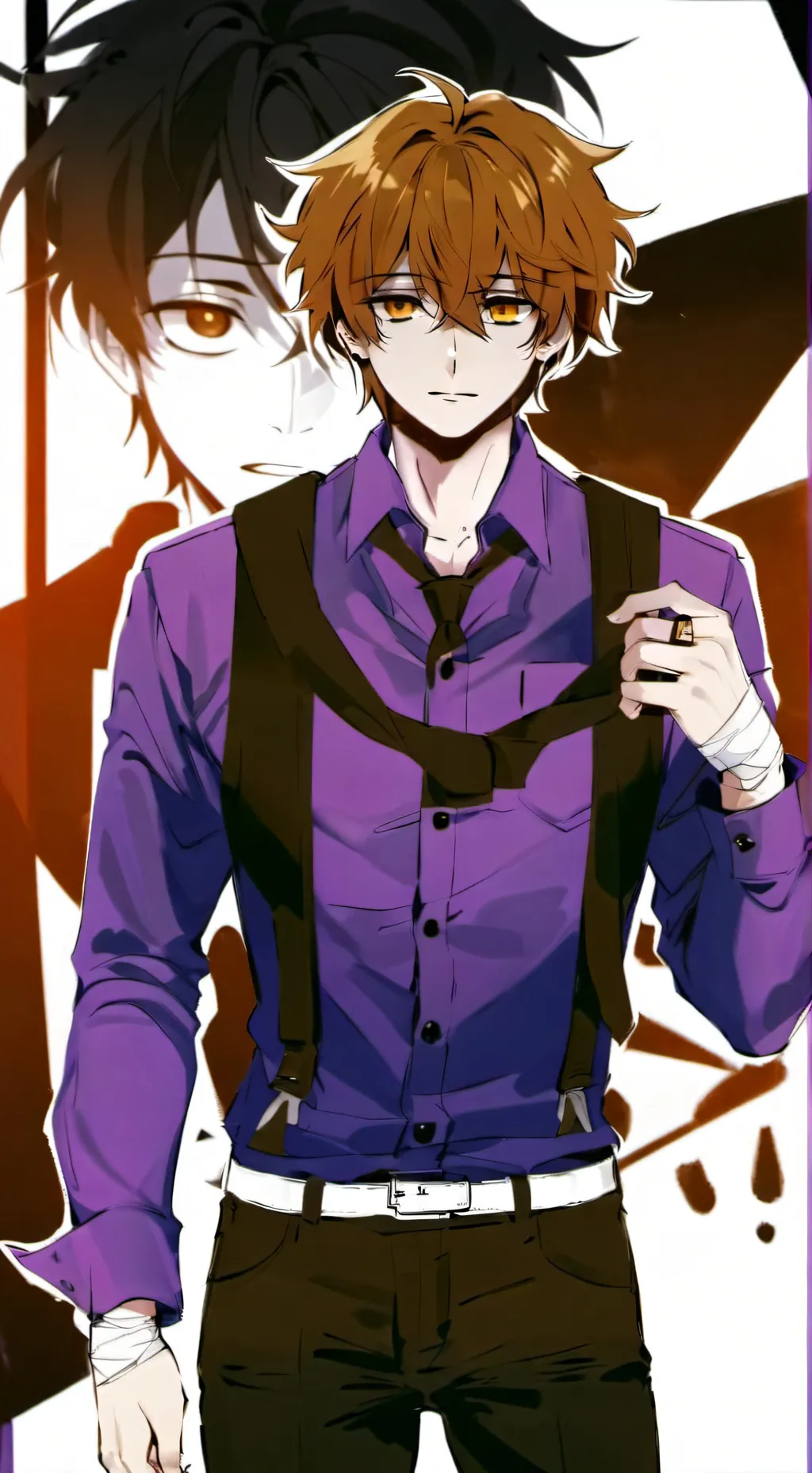 ai character: Michael afton  background