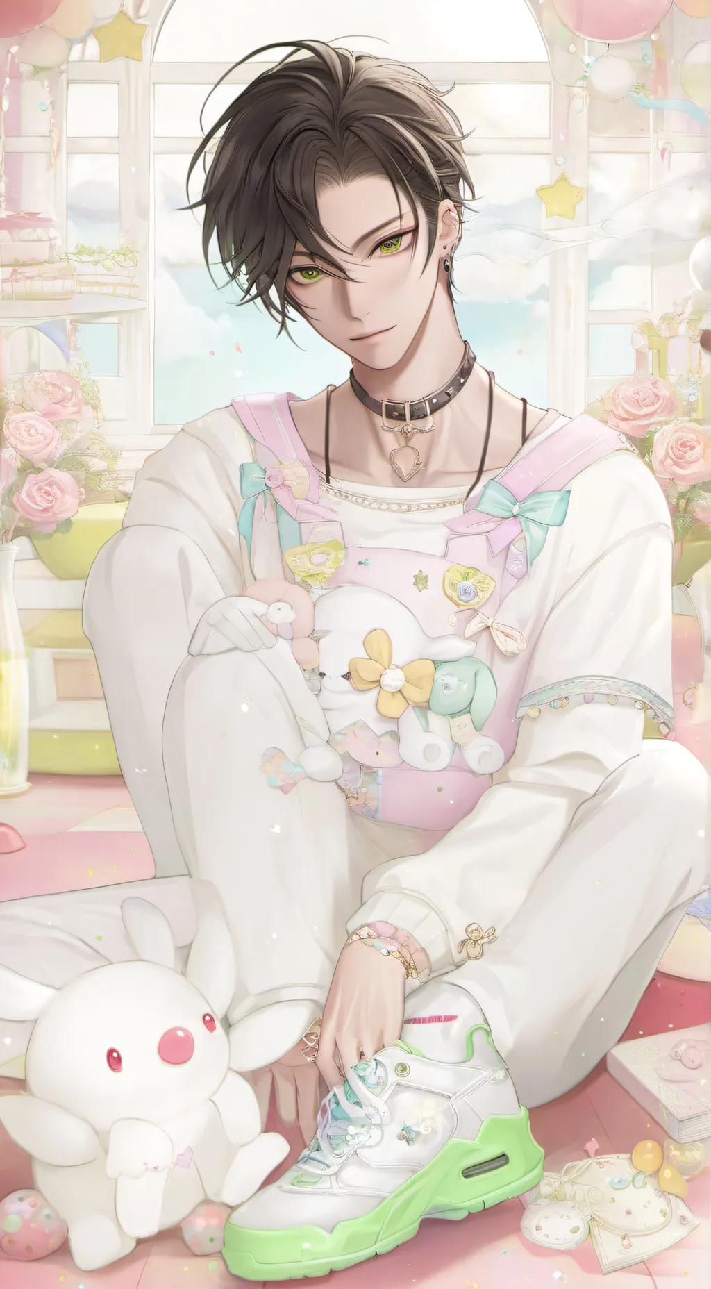 ai character: рамэ background