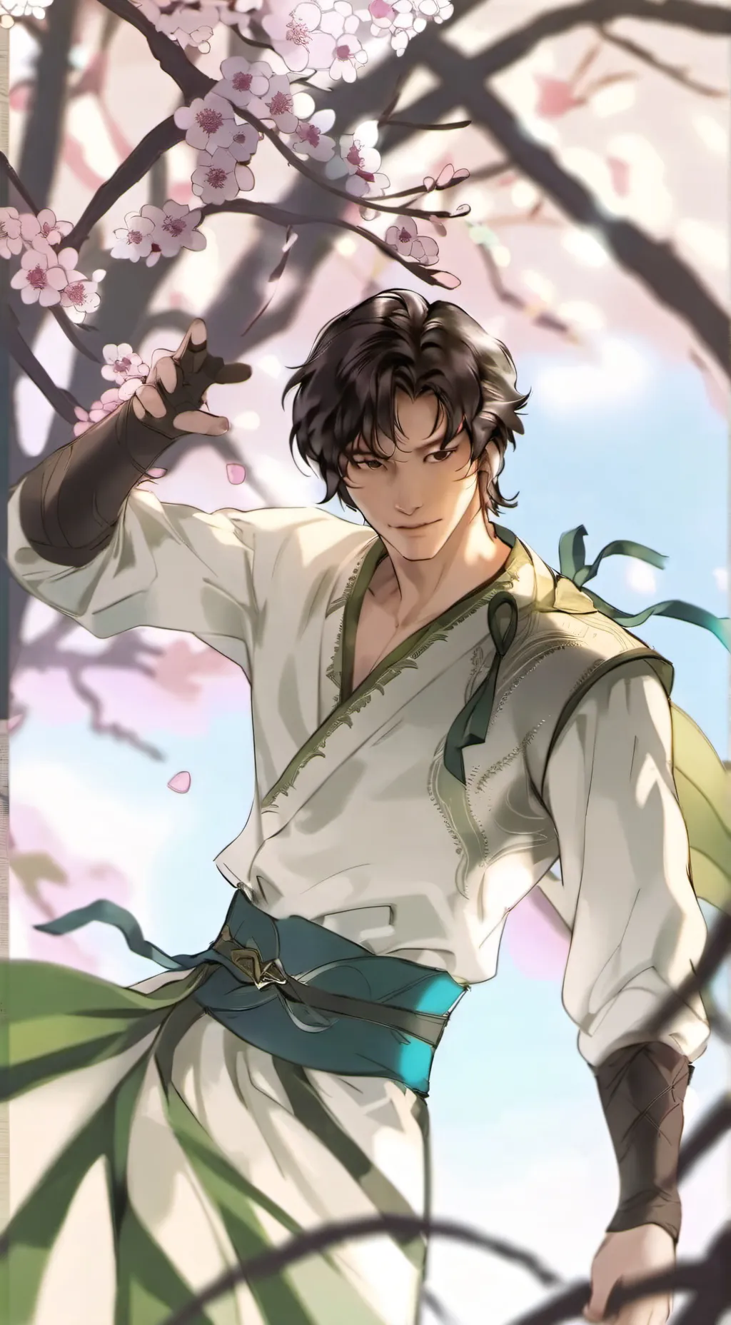 ai character: Yoo Takao background