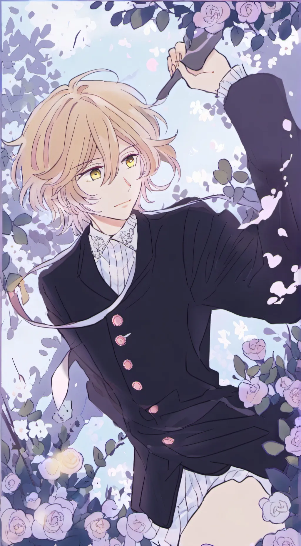 ai character: Willam Saint Patri background