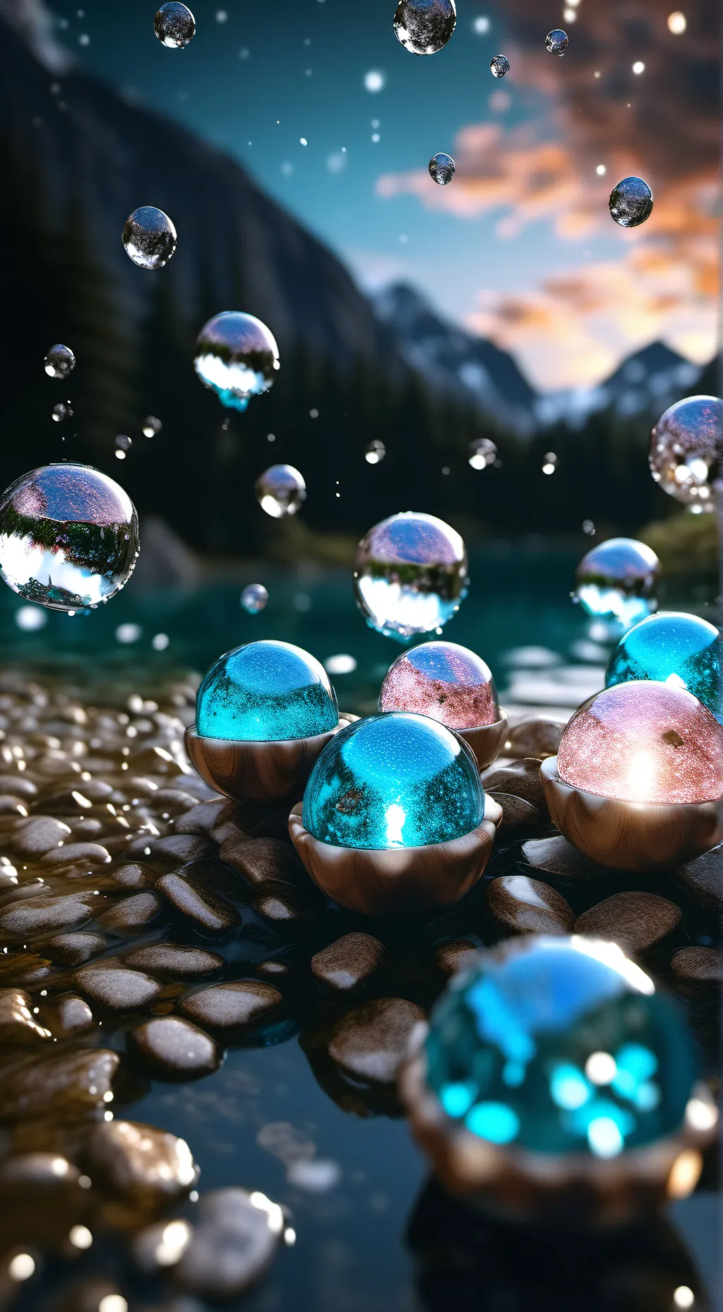 ai character: BUBBLEKION background