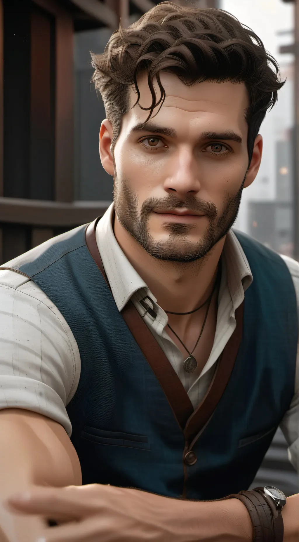 ai character: Masel background