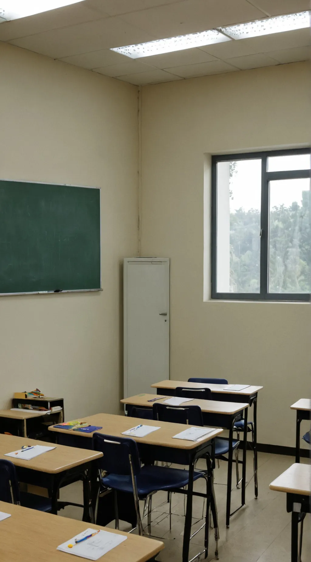 ai character: School background