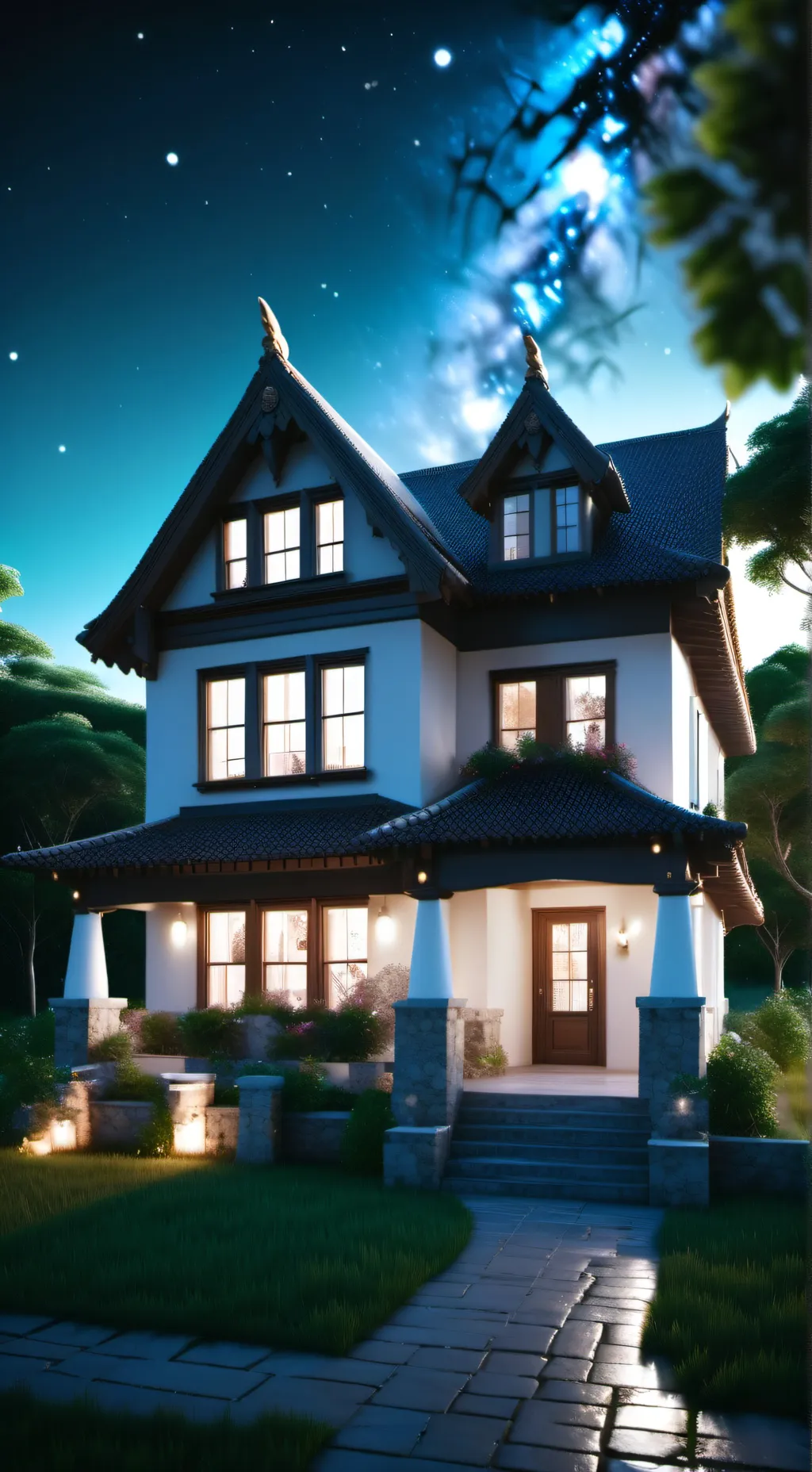 ai character: RM: Midnight background