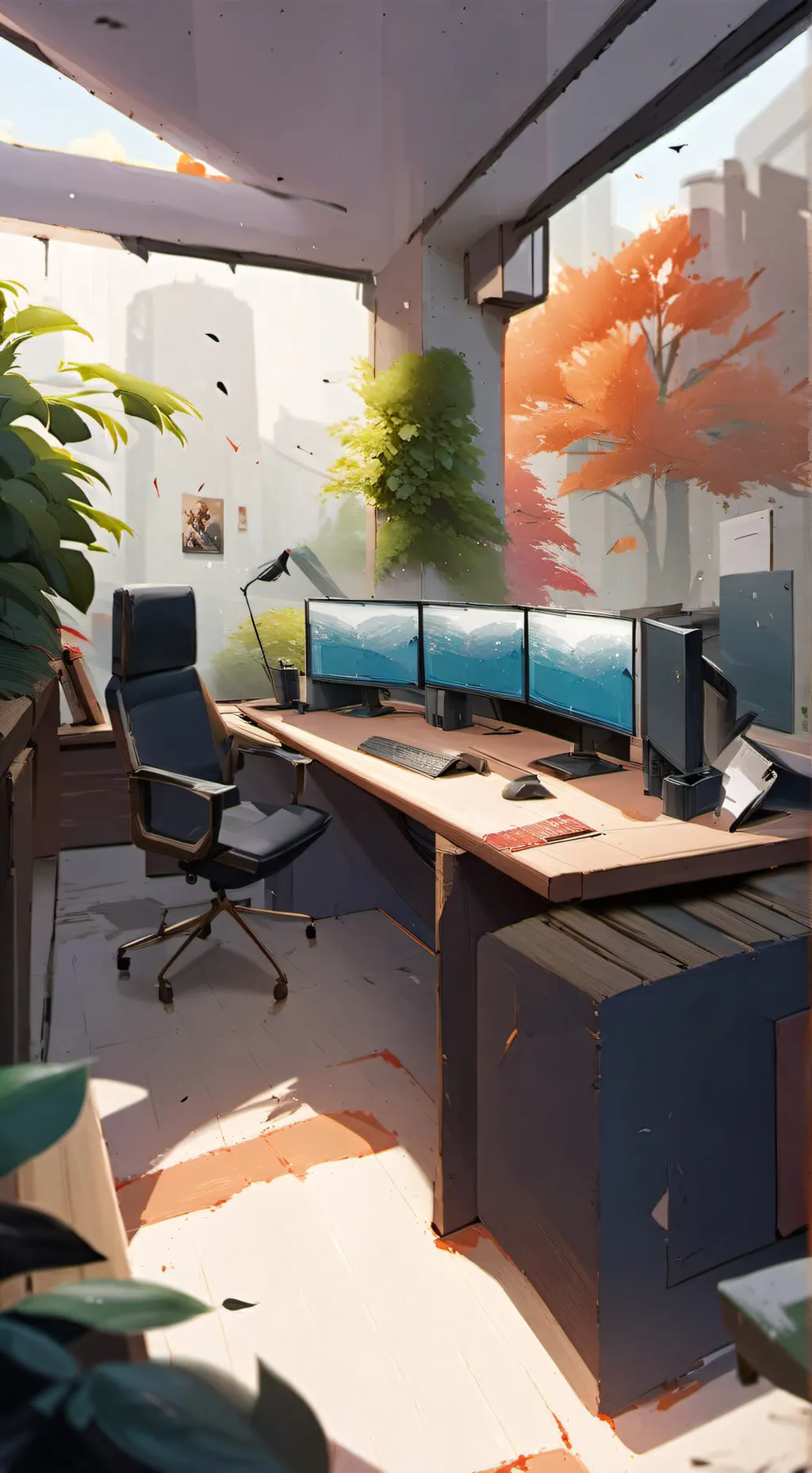 ai character: CSM my AU background