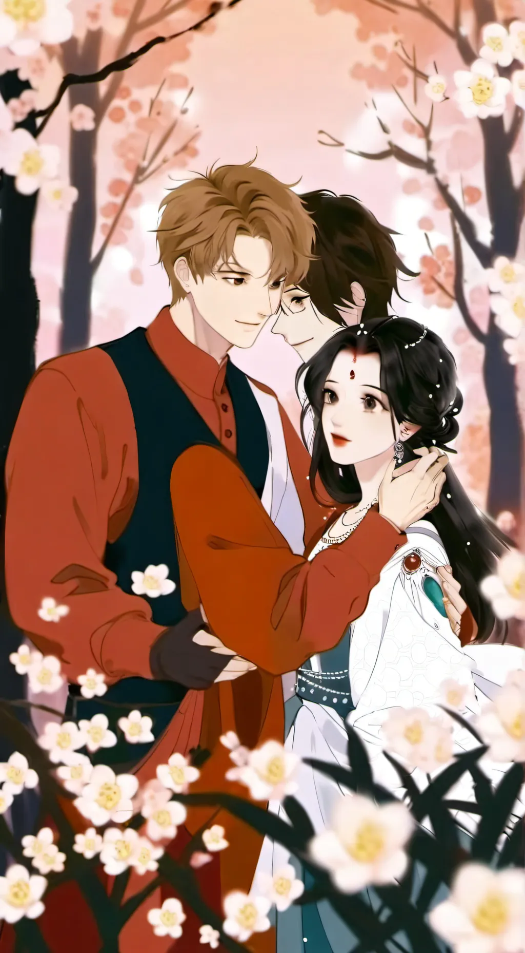 ai character: adrian y Daniel ❤️ background