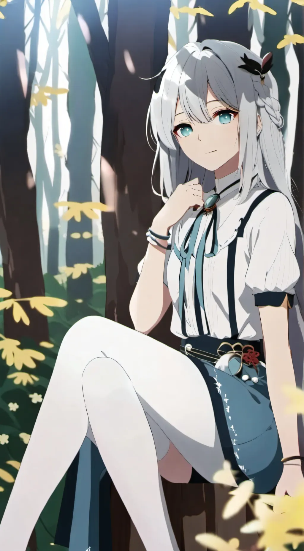 ai character: lovely background