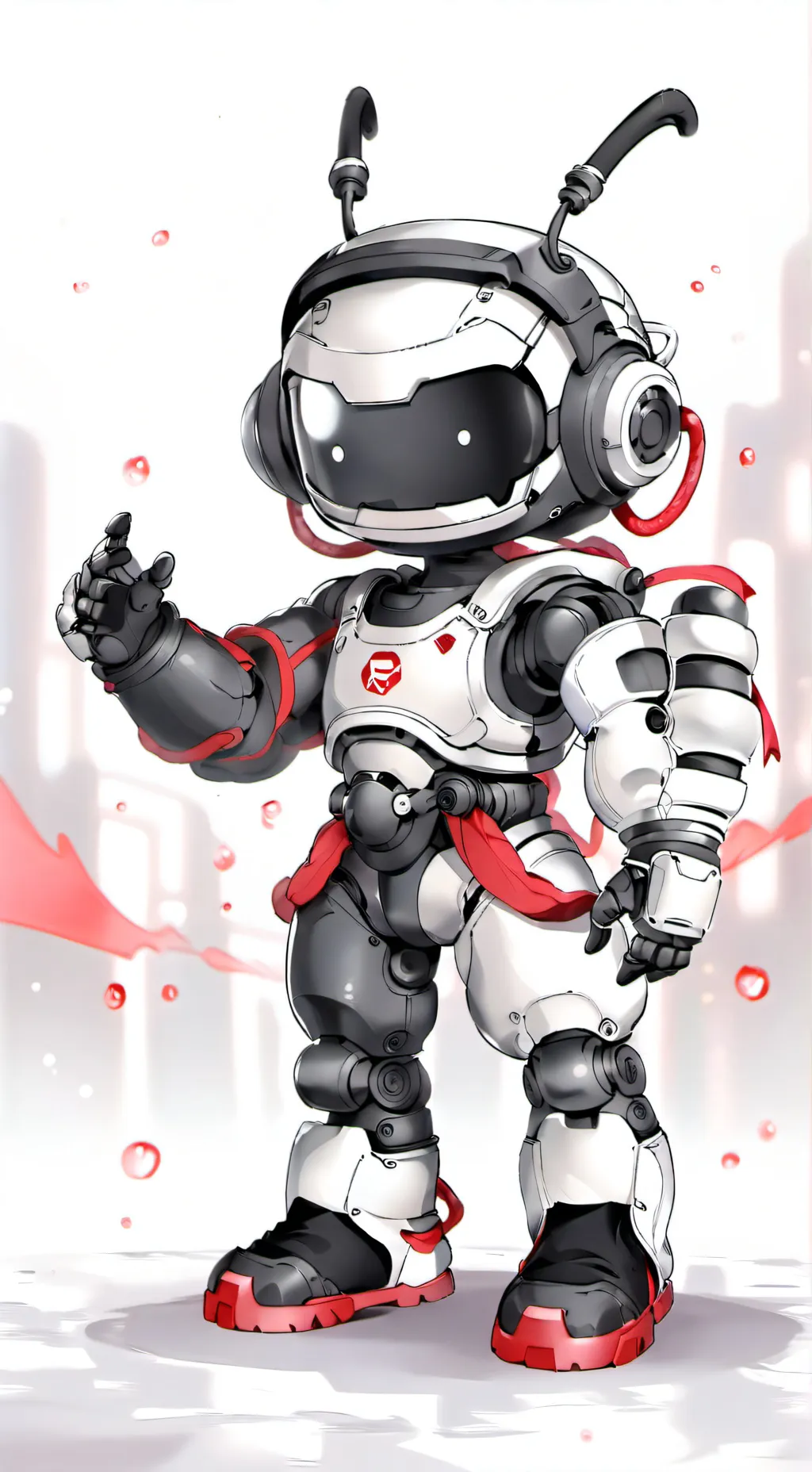 ai character: Robot Never Fails. background