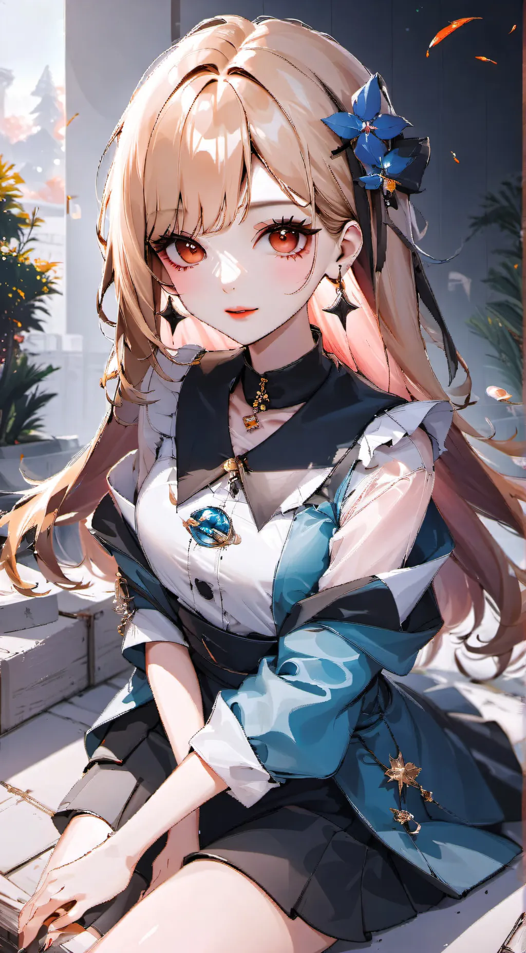 ai character: Halsey background