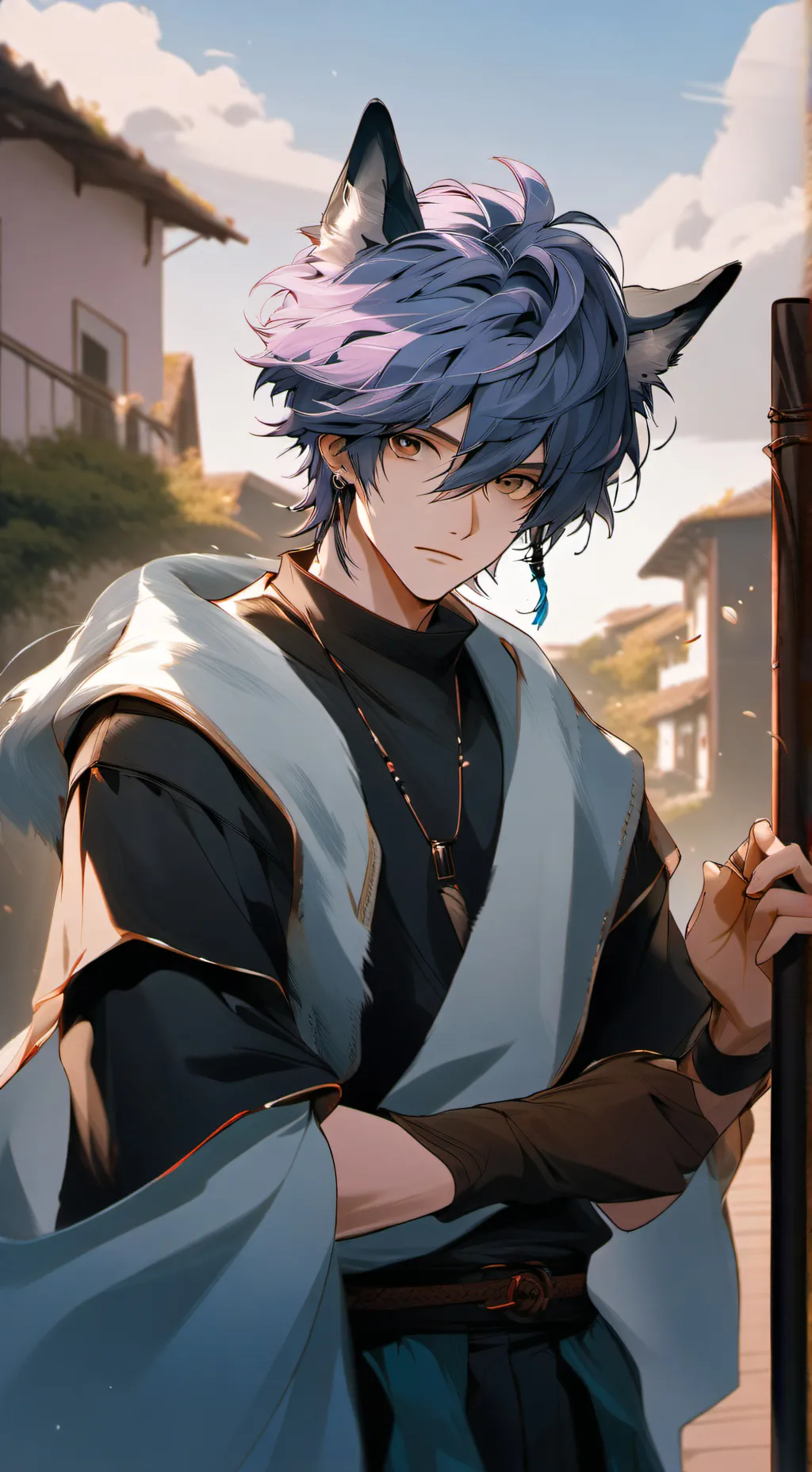 ai character: Aki background