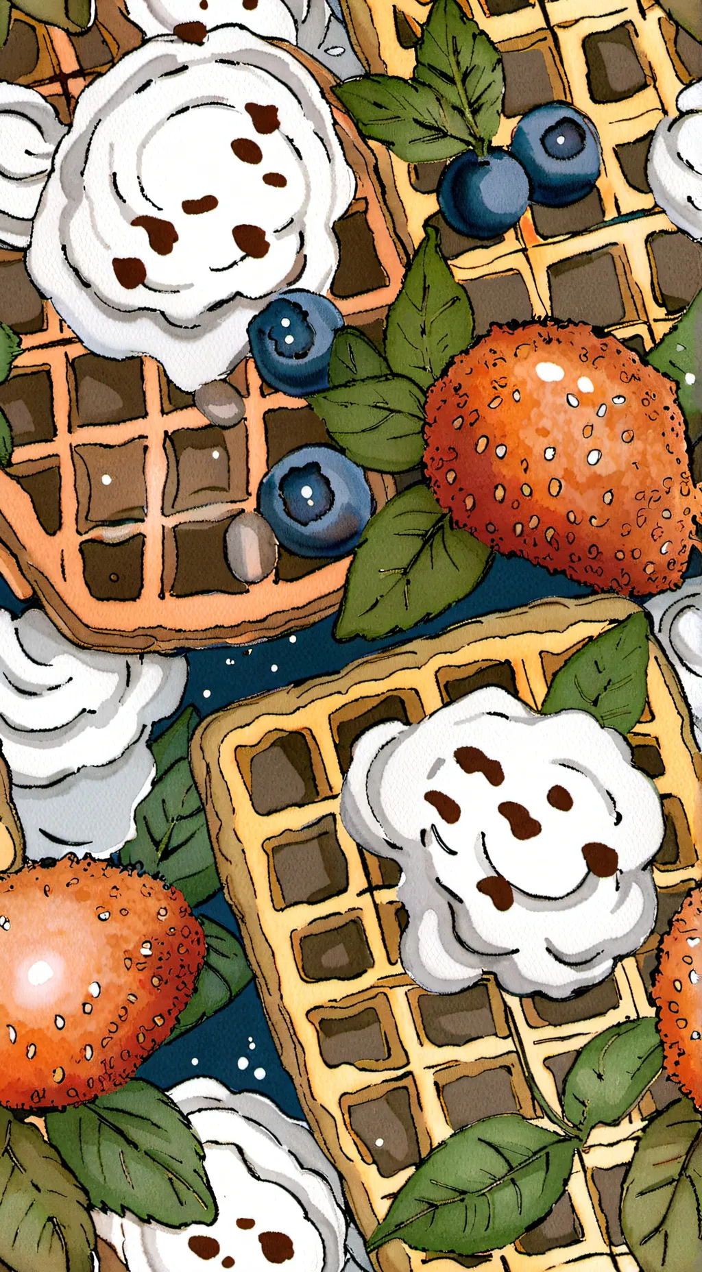 ai character: meme background