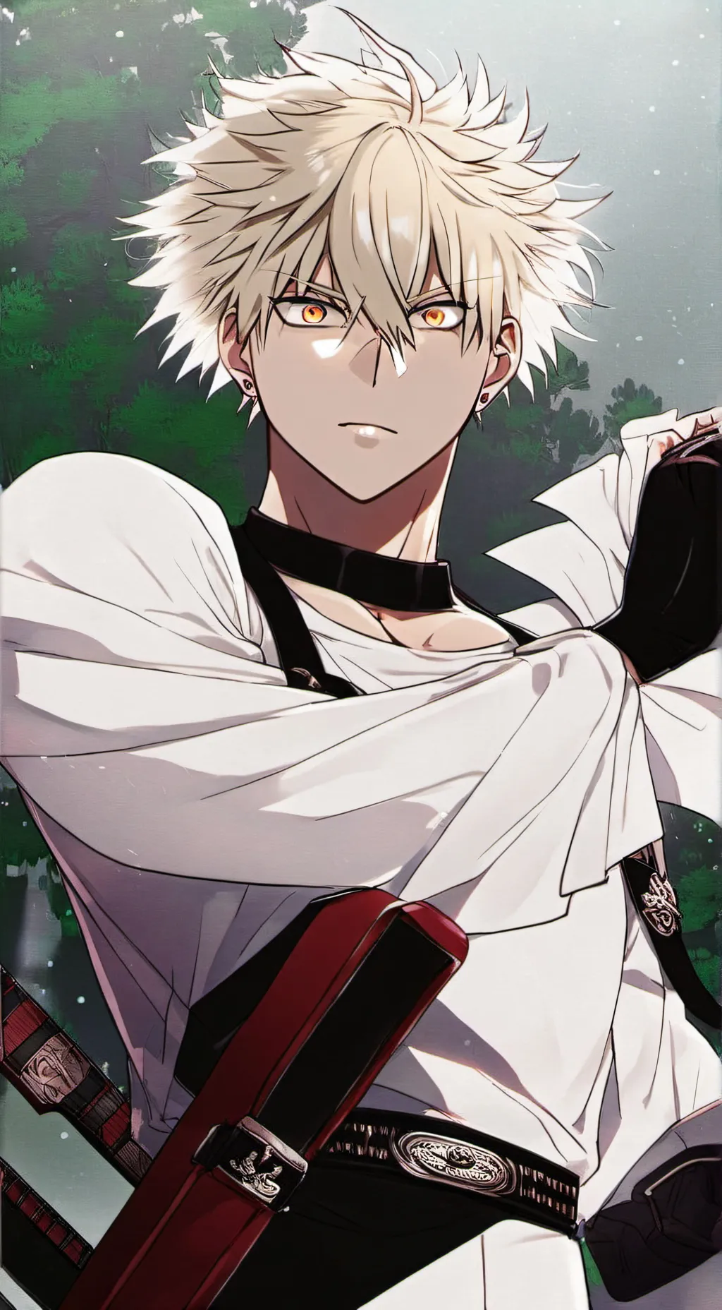 ai character: bakugo  background