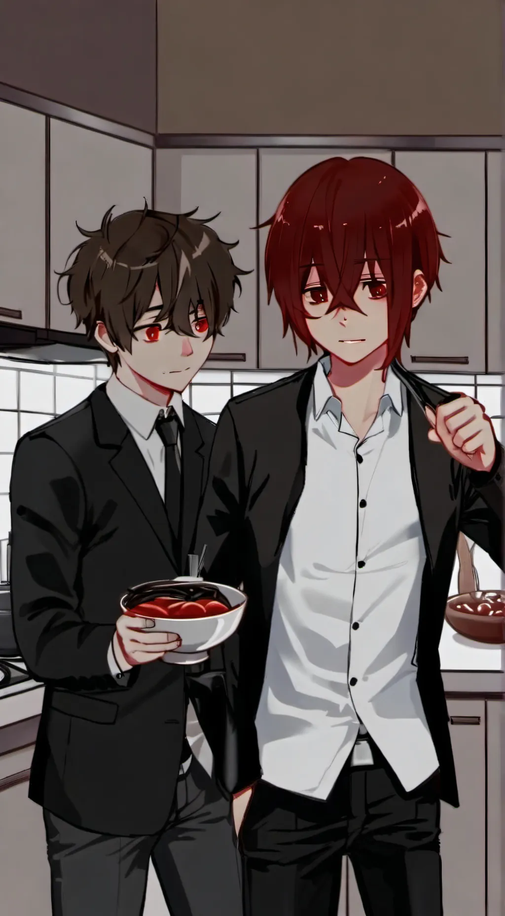 ai character: liam x Sebastián  background