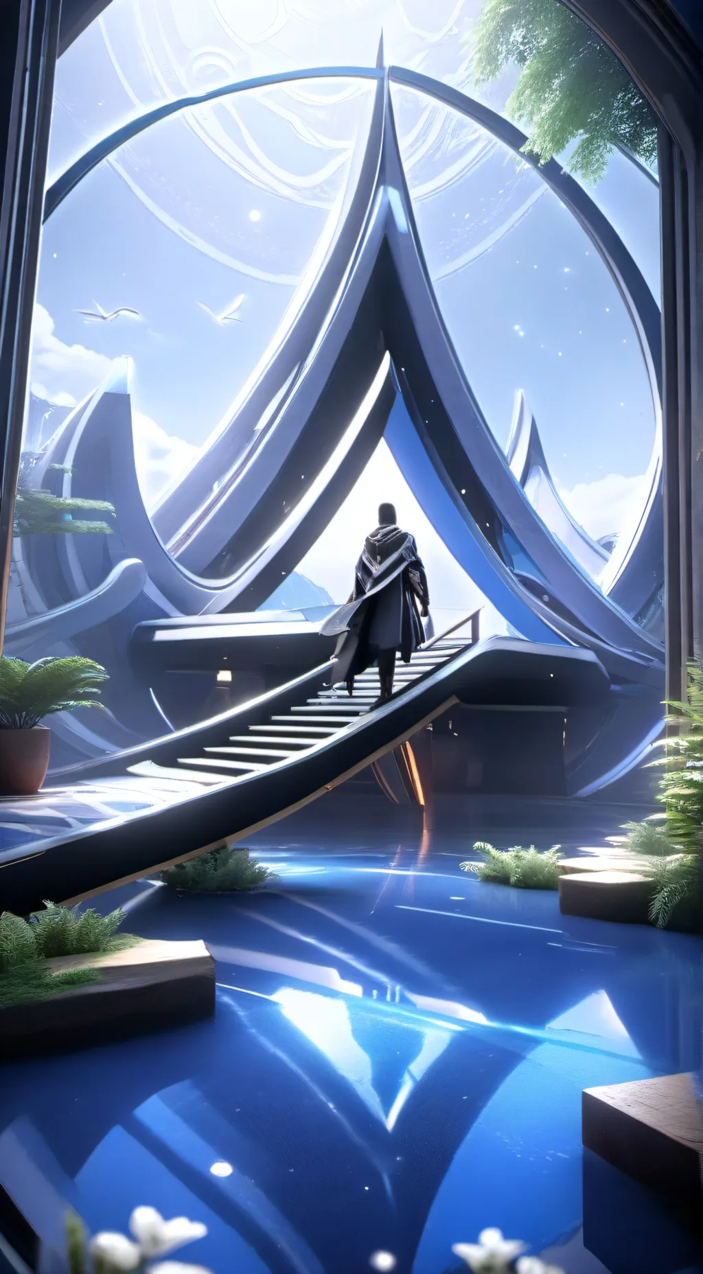 ai character: jurassic park  background