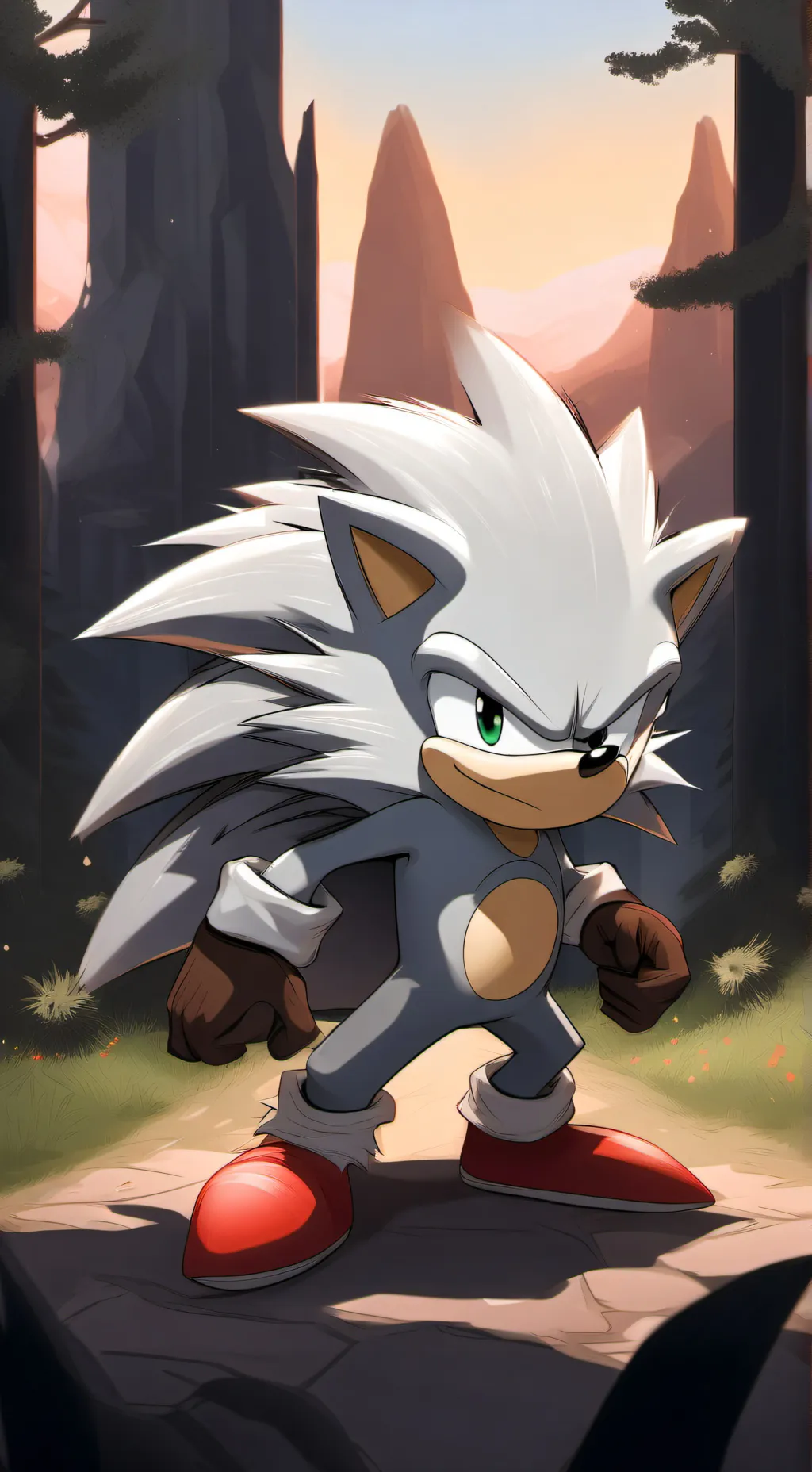 ai character: Sonic Universe background