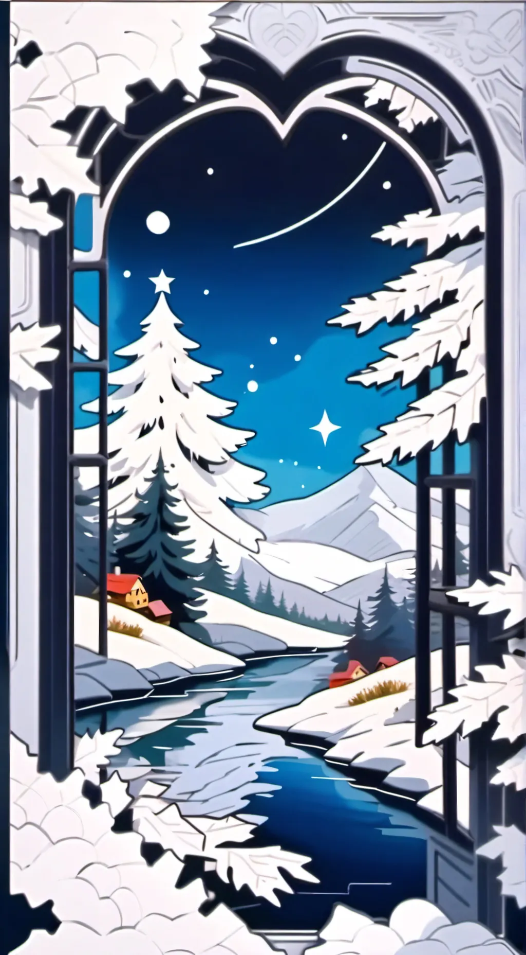 ai character: Dsmp 🎄Christmass🎇 background