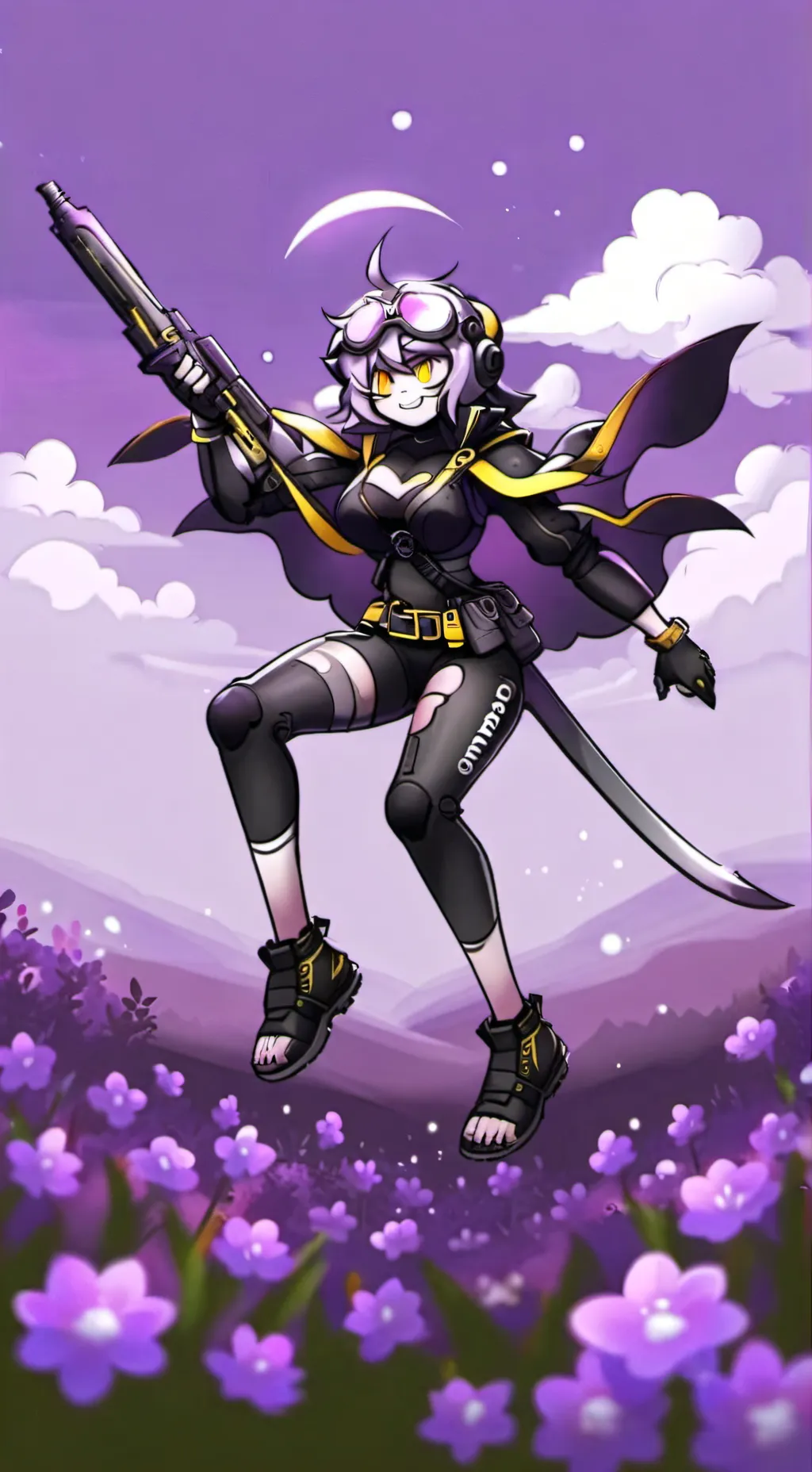 ai character: Uzi background