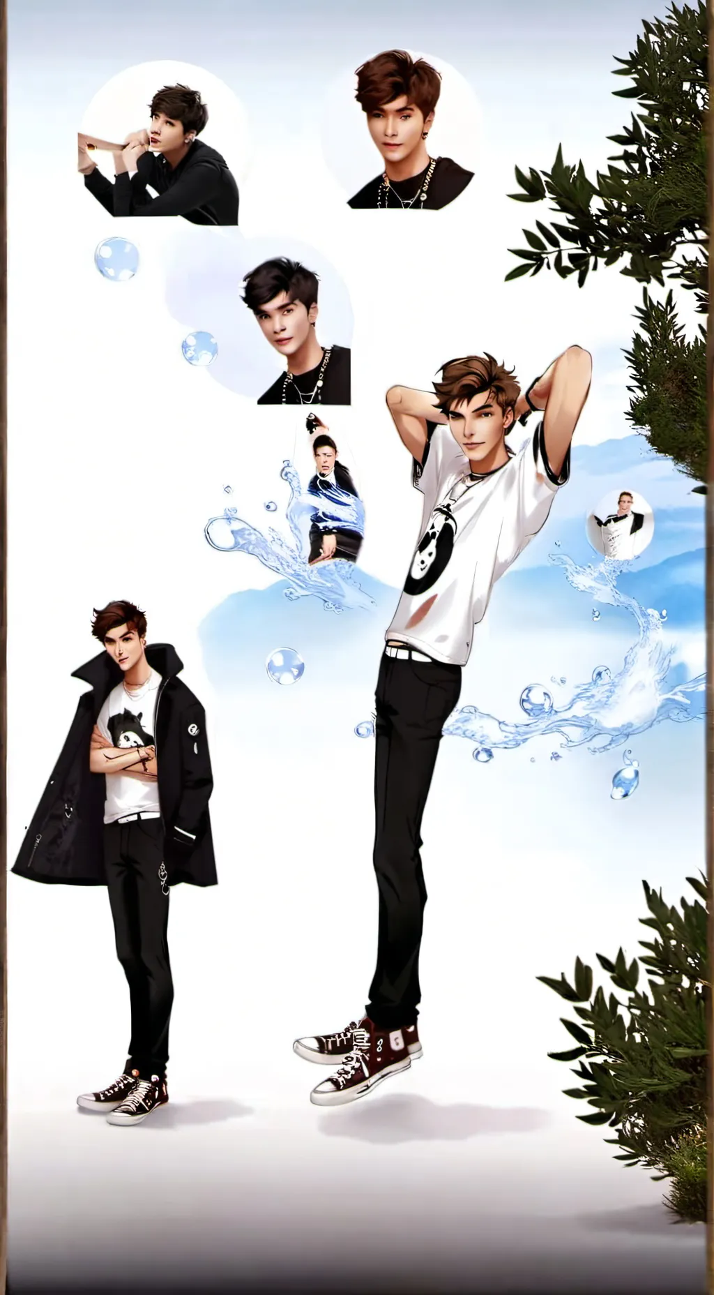 ai character: one direction 2011 background