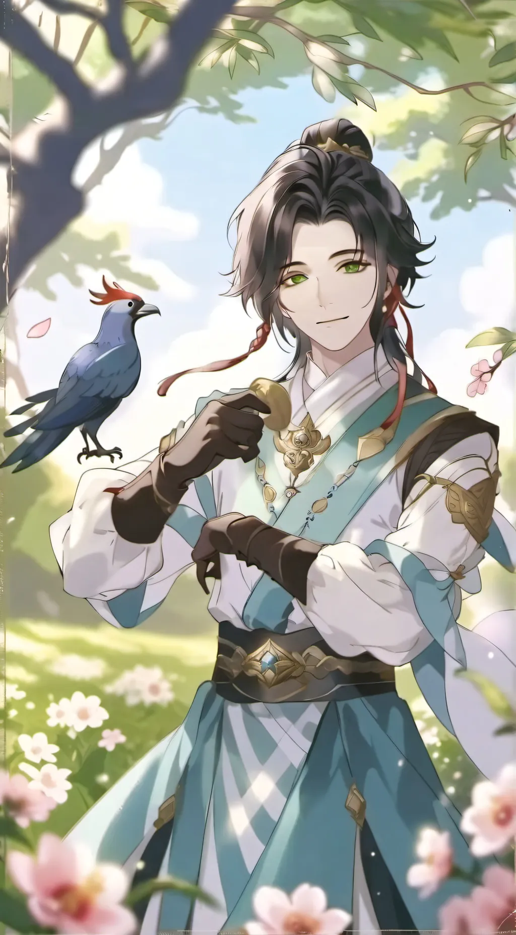 ai character: 𝕒𝕝𝕚𝕩 background