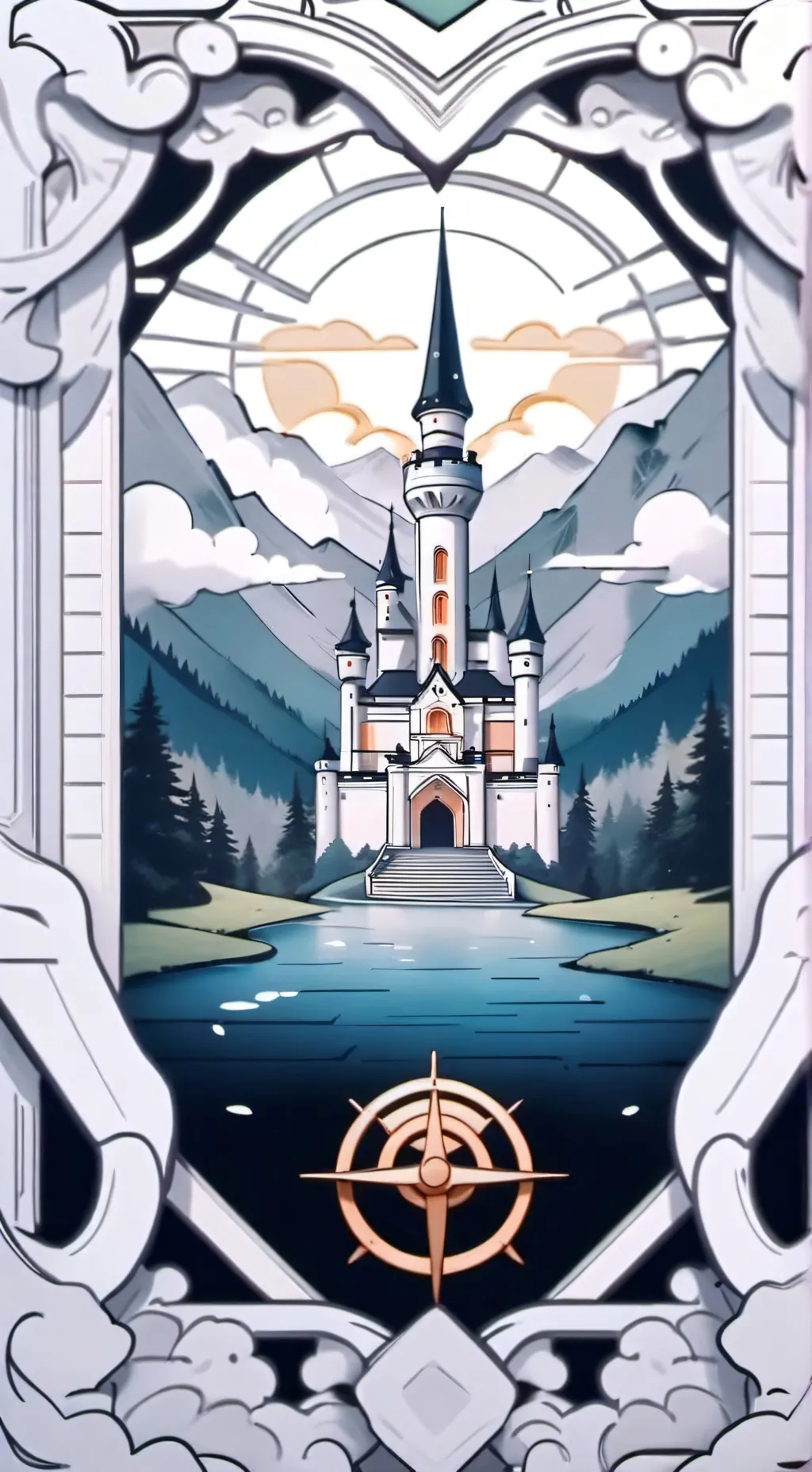 ai character: smiling quitters background