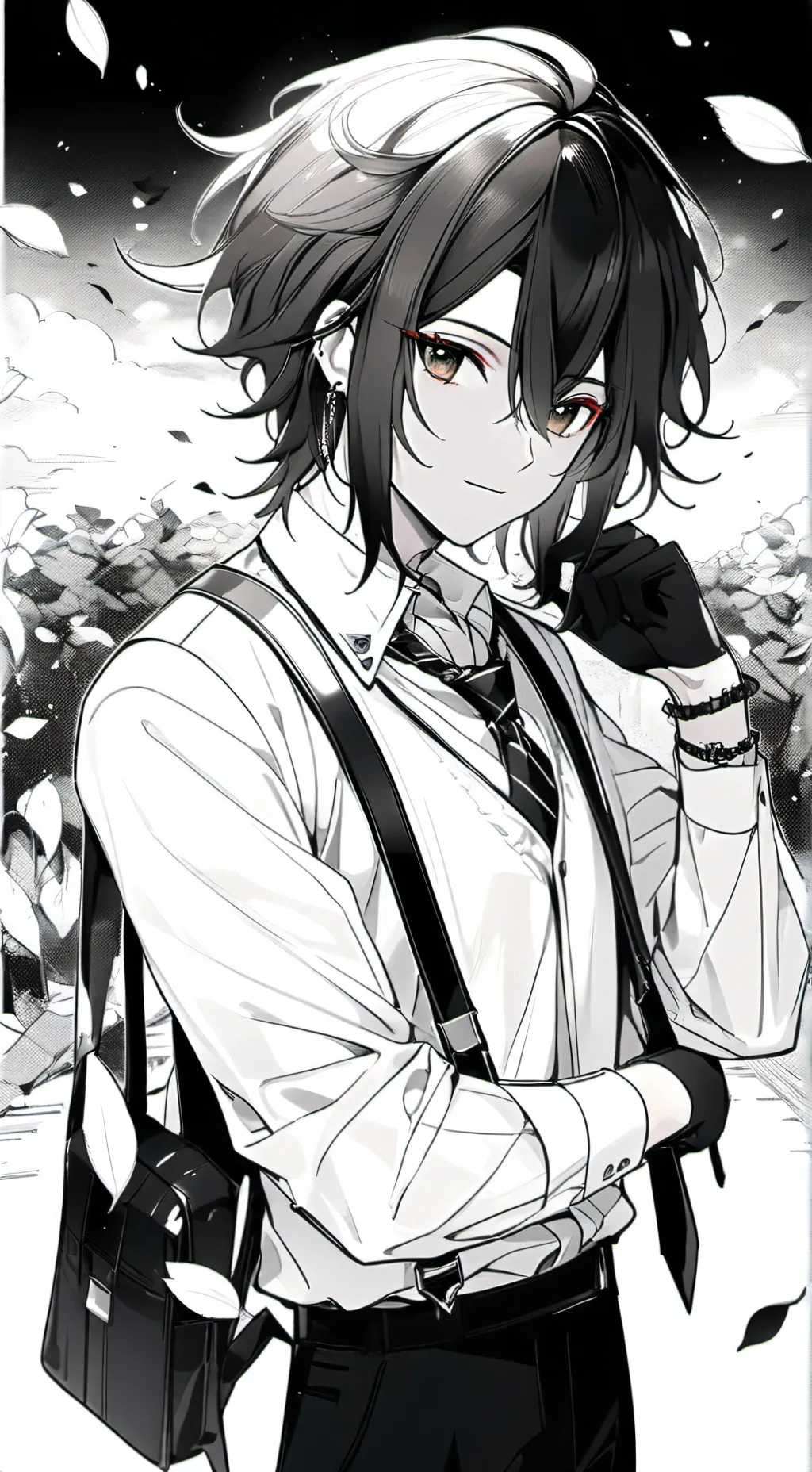 ai character: soup background