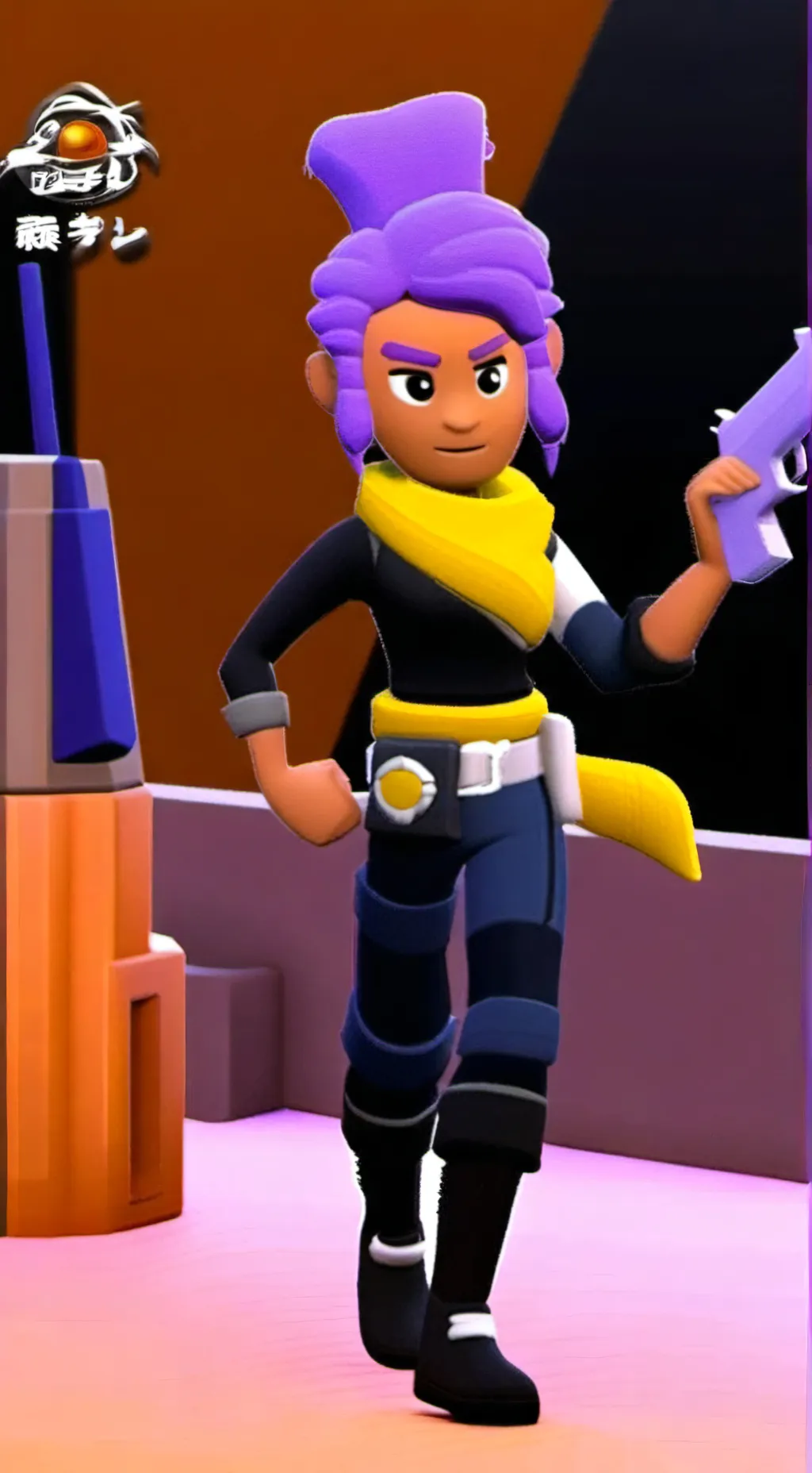 ai character: shelly brawler background