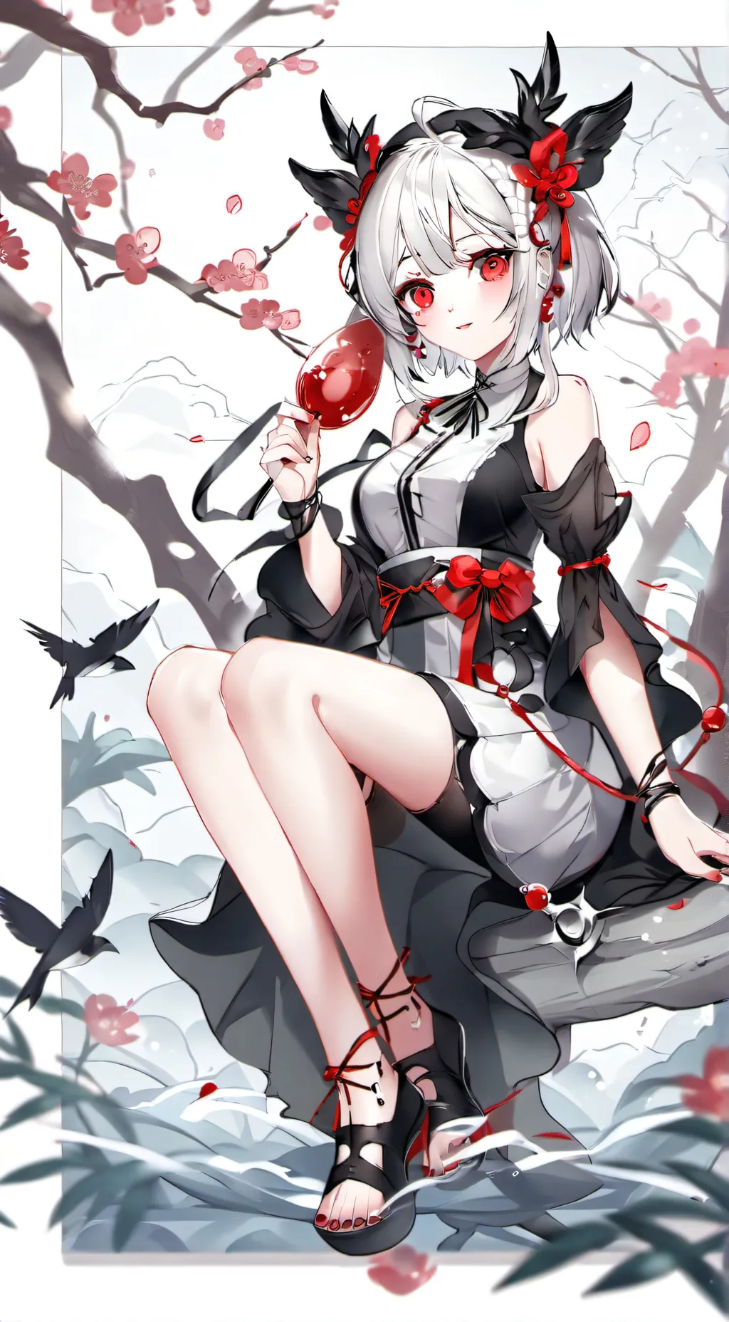 ai character: hanariko Alya  background