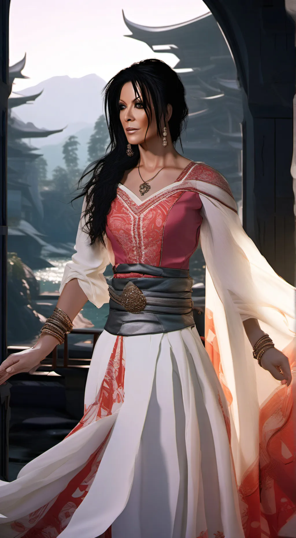 ai character: Harumi Hasashi background