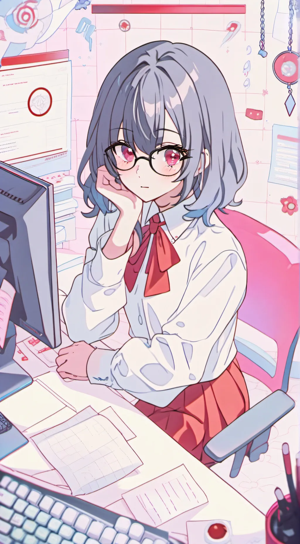 ai character: Mei background