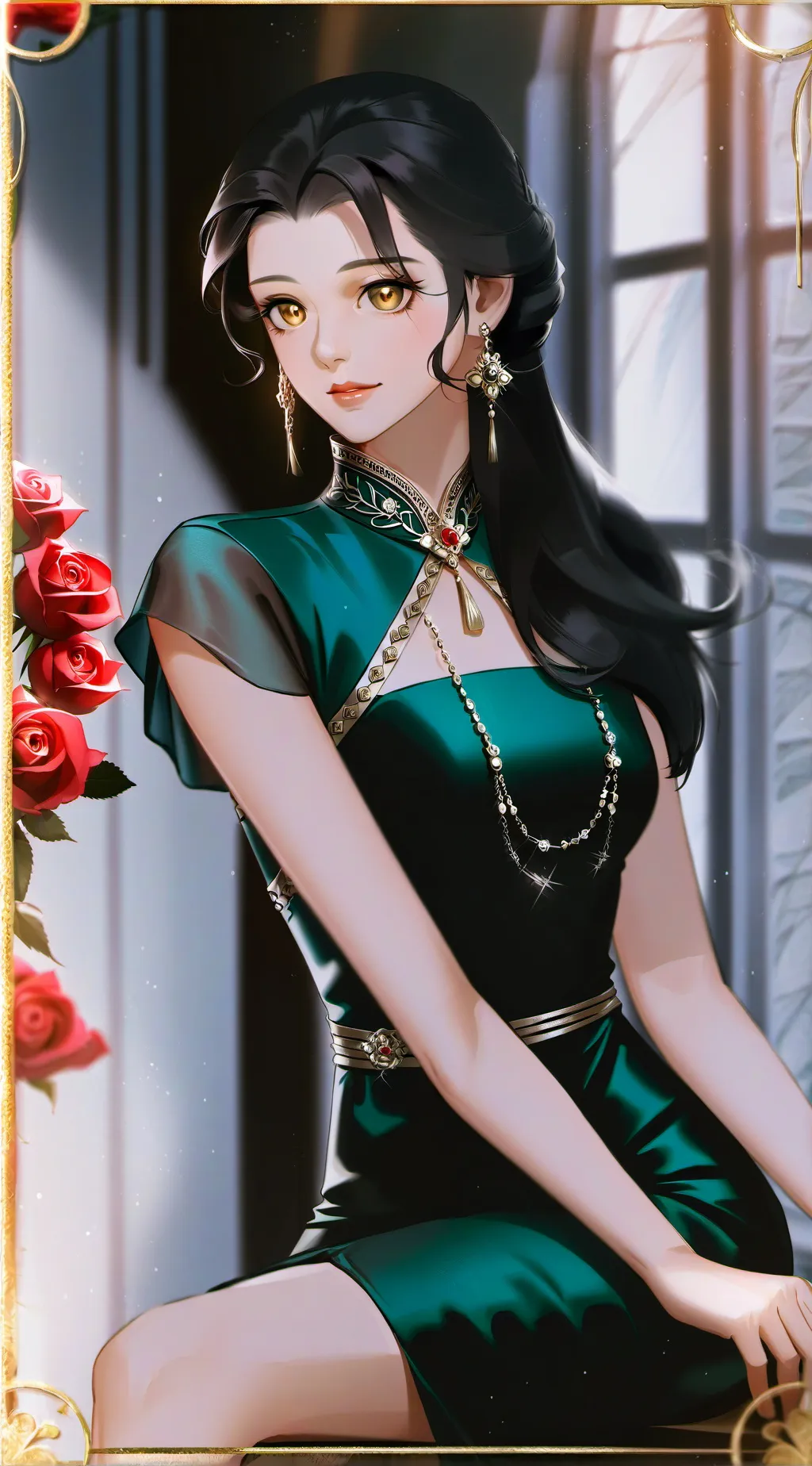 ai character: Aria background