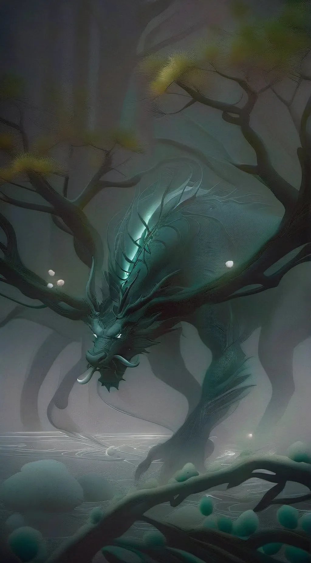 ai character: RenGiyu Fantasy AU background