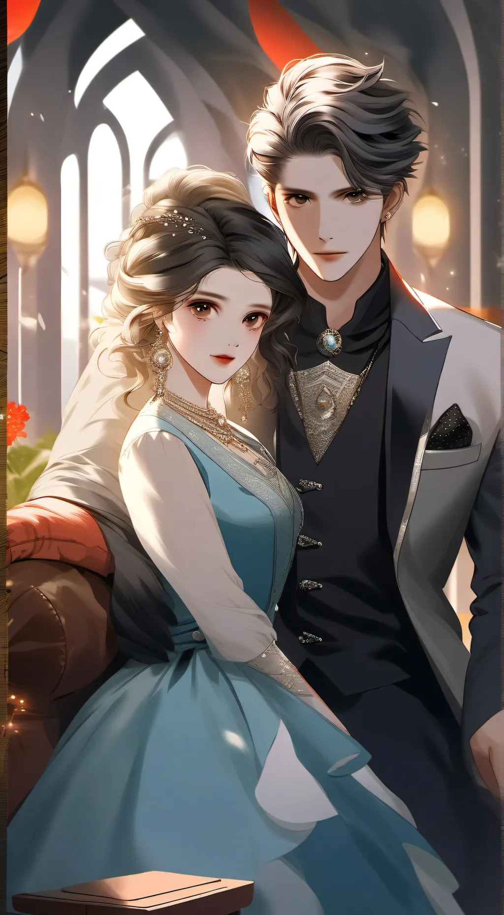 ai character: A ordinary Shoppin background