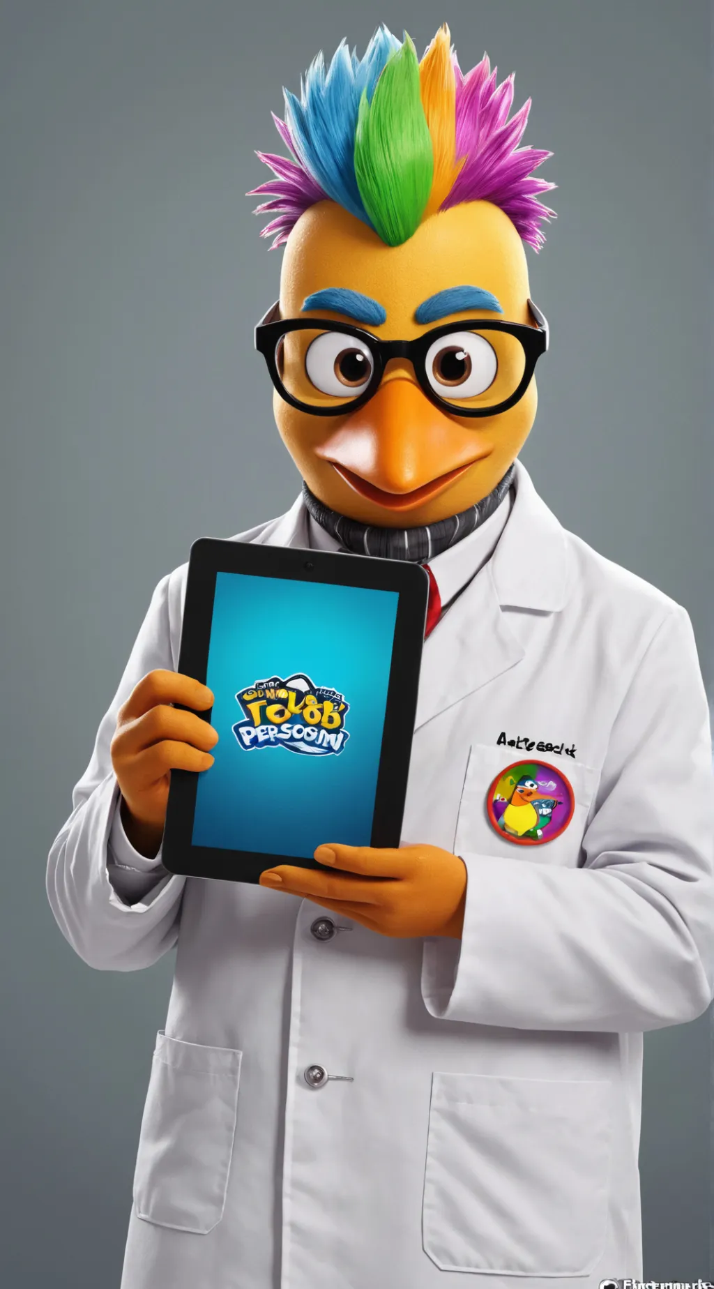 ai character: Prof. Penguiner background