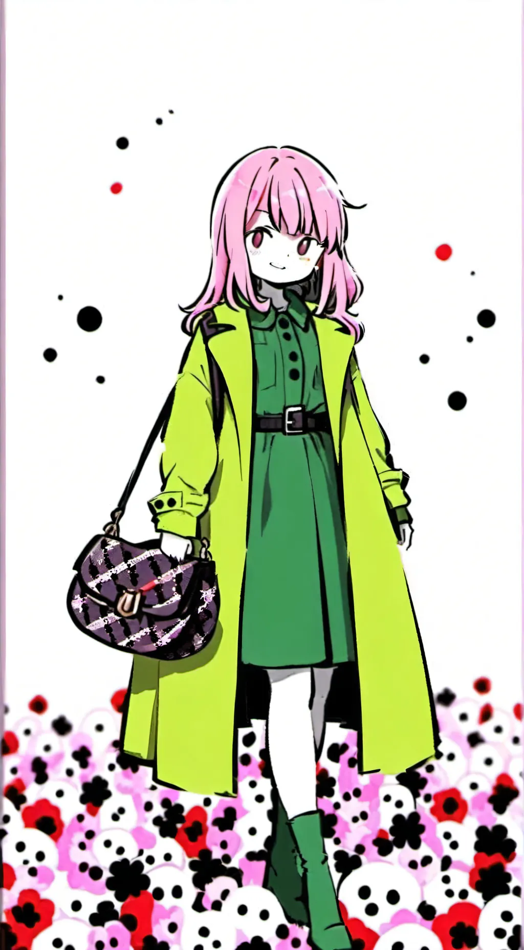 ai character: MitsurixSquidGame background