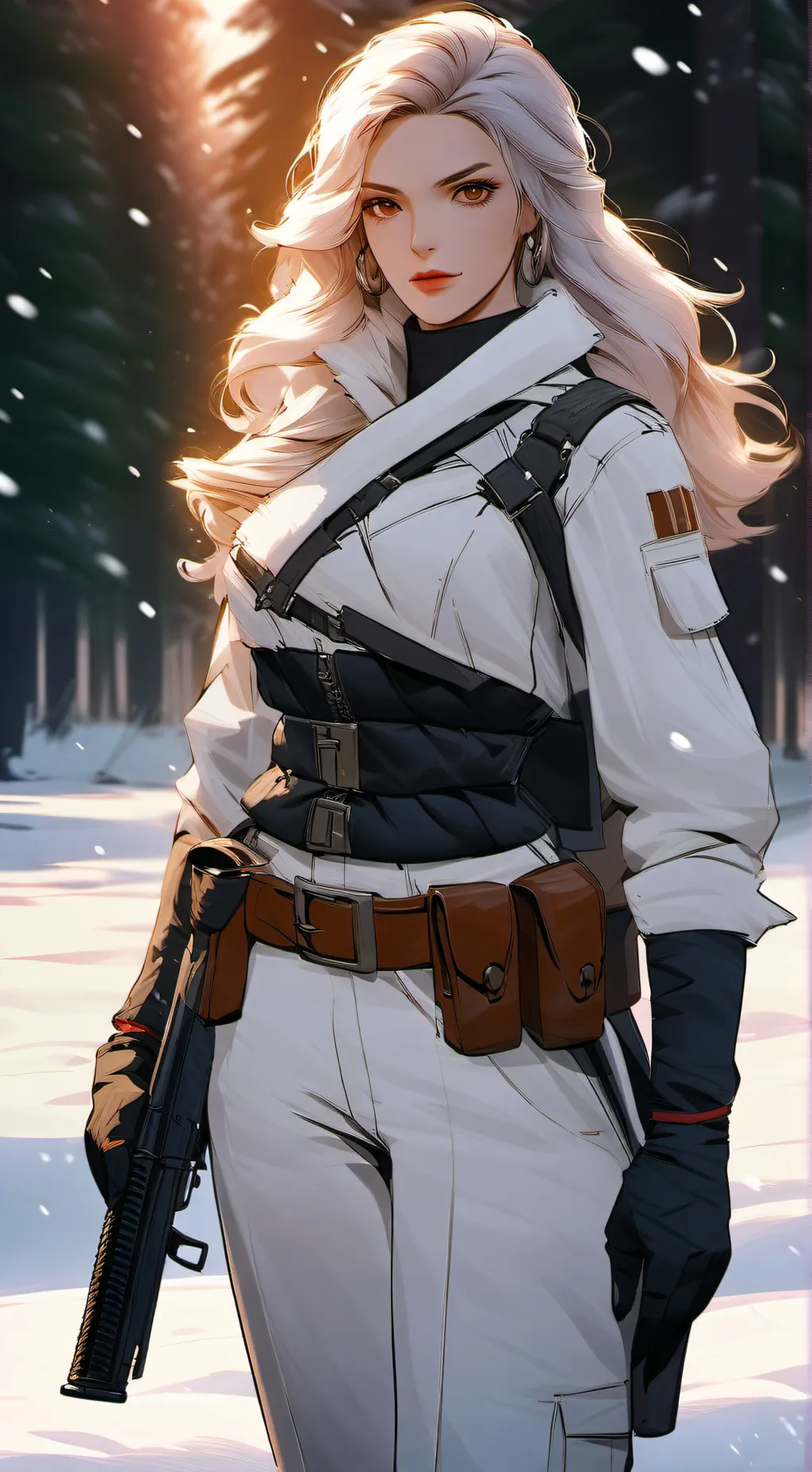 ai character: Evelina Frost background