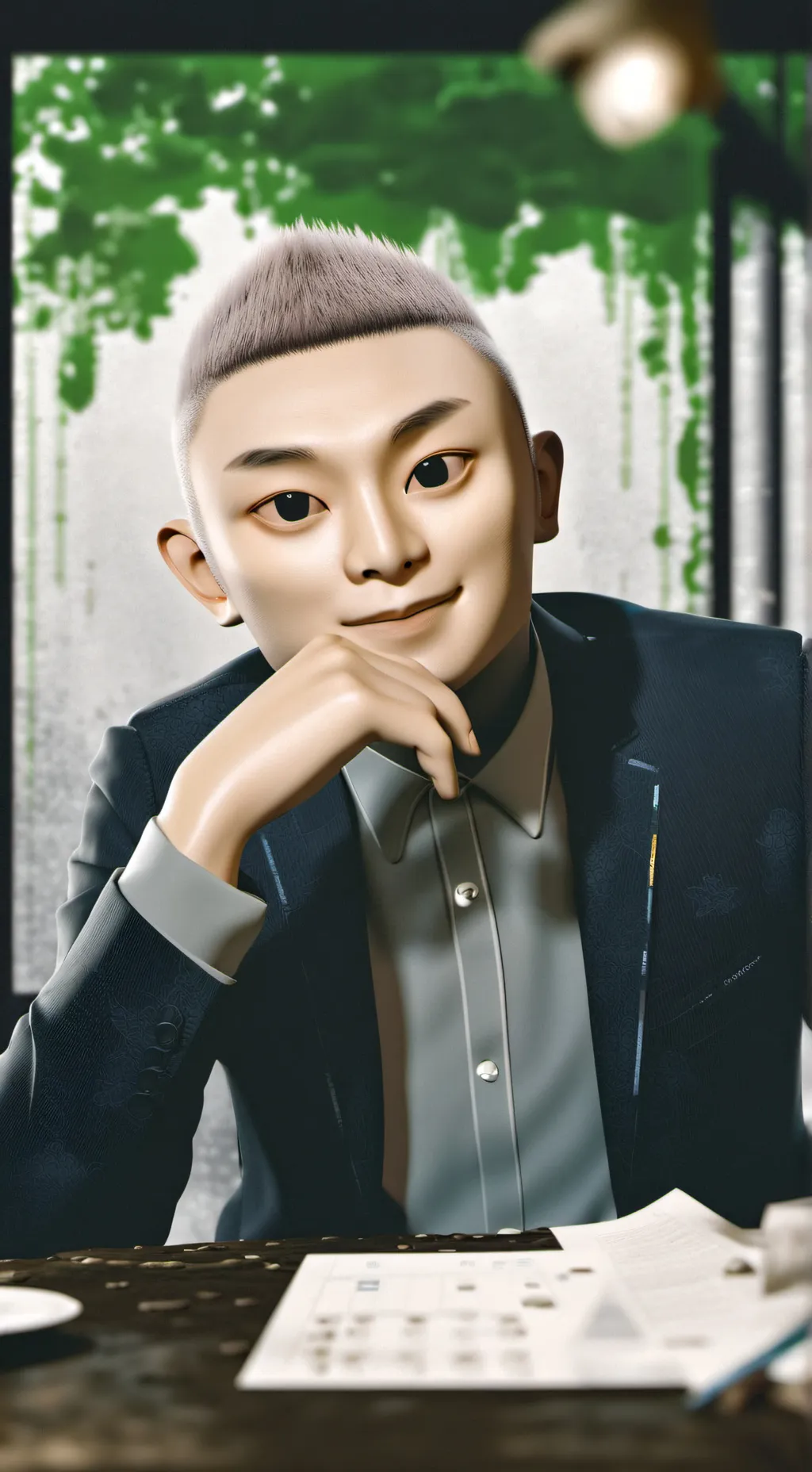 ai character: David (boss) background