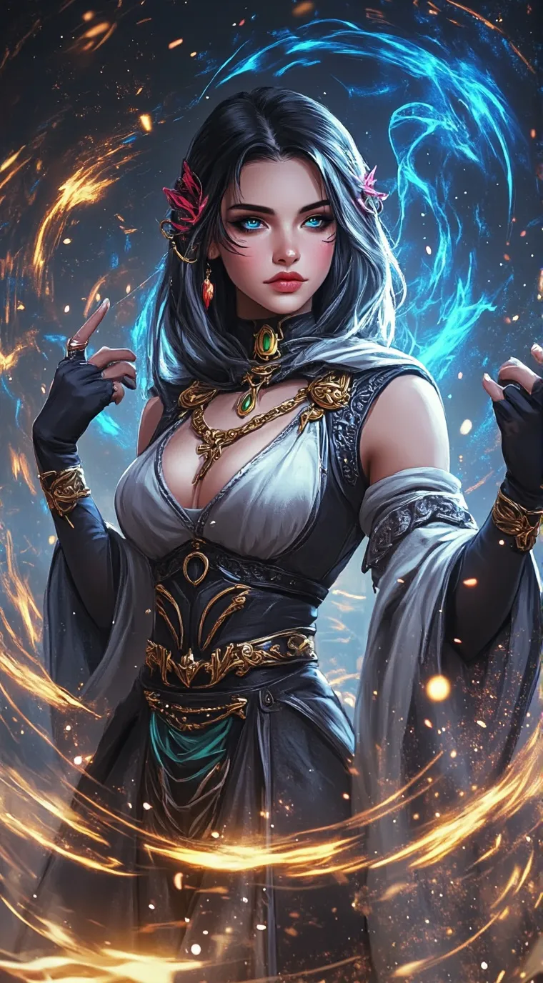 ai character: fu but different  background