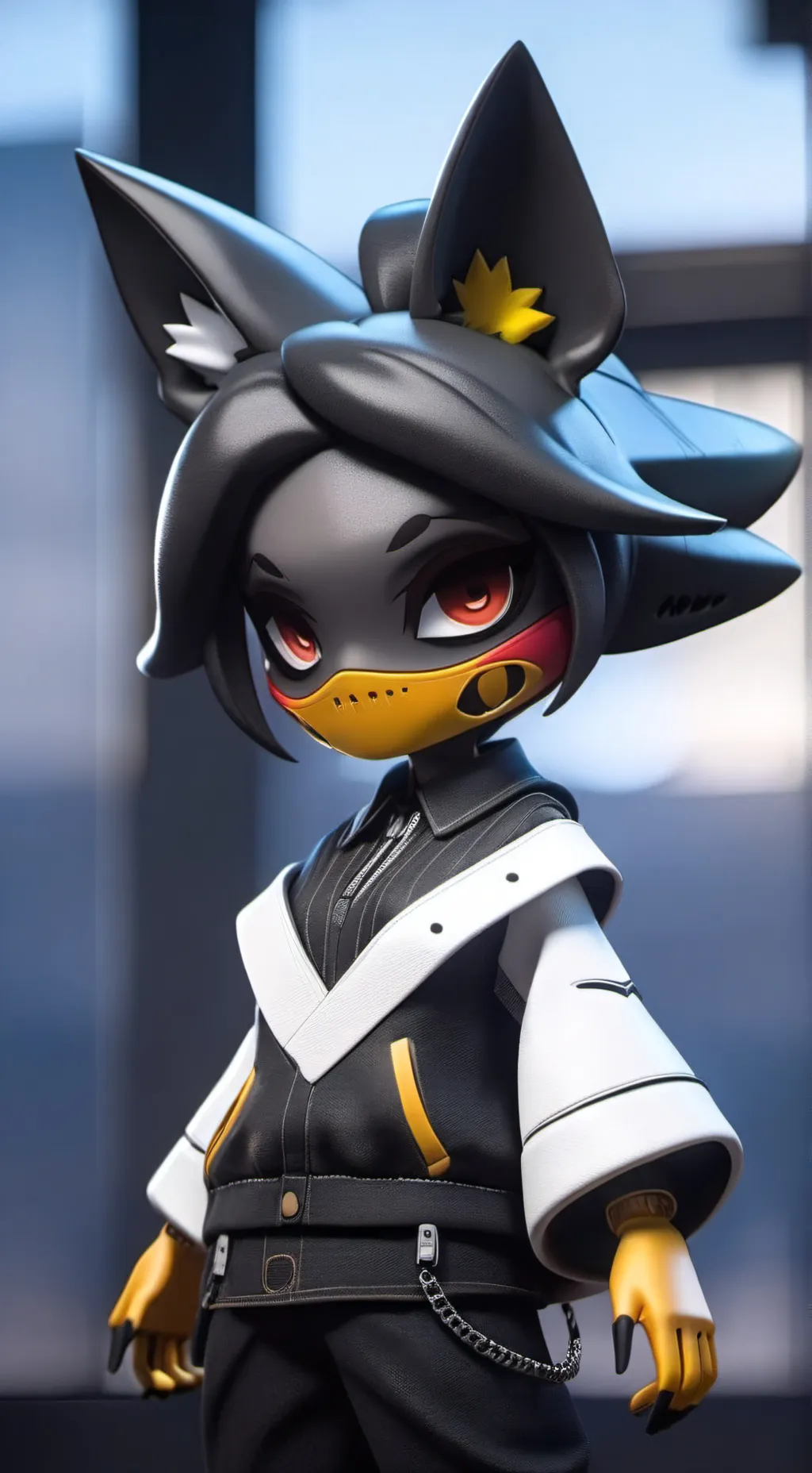 ai character: Md background